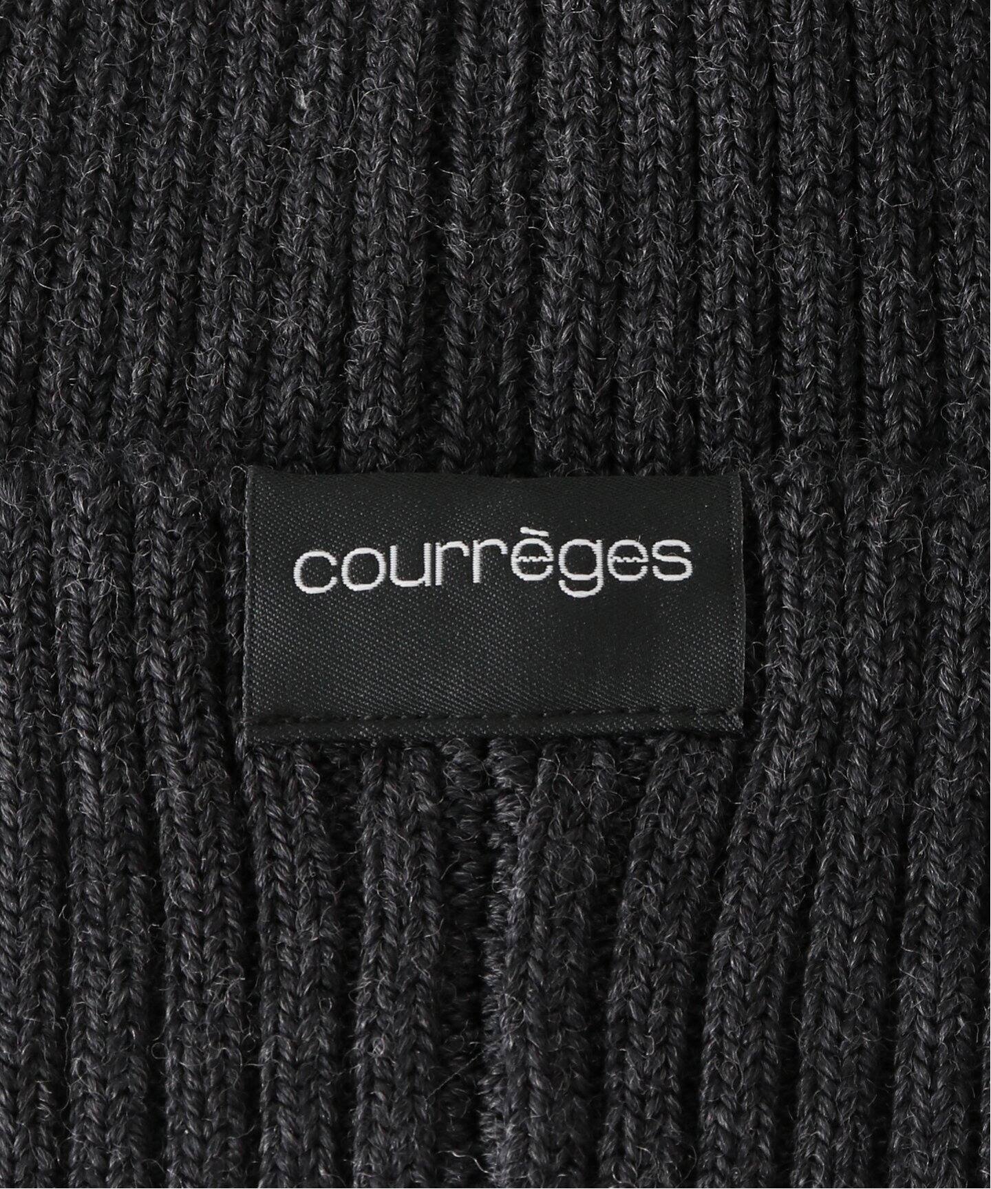 COURREGES/クレージュ】AC RIB KNIT HAT（ニットキャップ・ビーニー 
