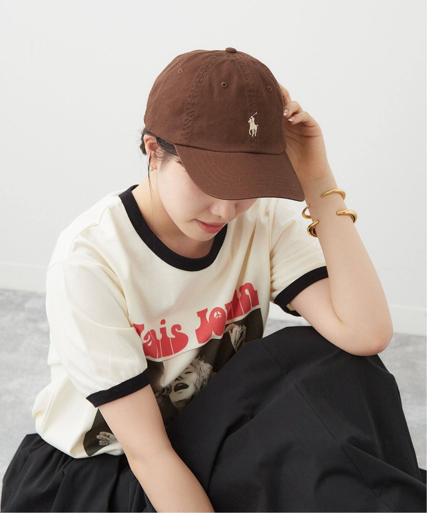 POLO RALPH LAUREN / ポロ ラルフ ローレン】 キャップ（ブラウン 