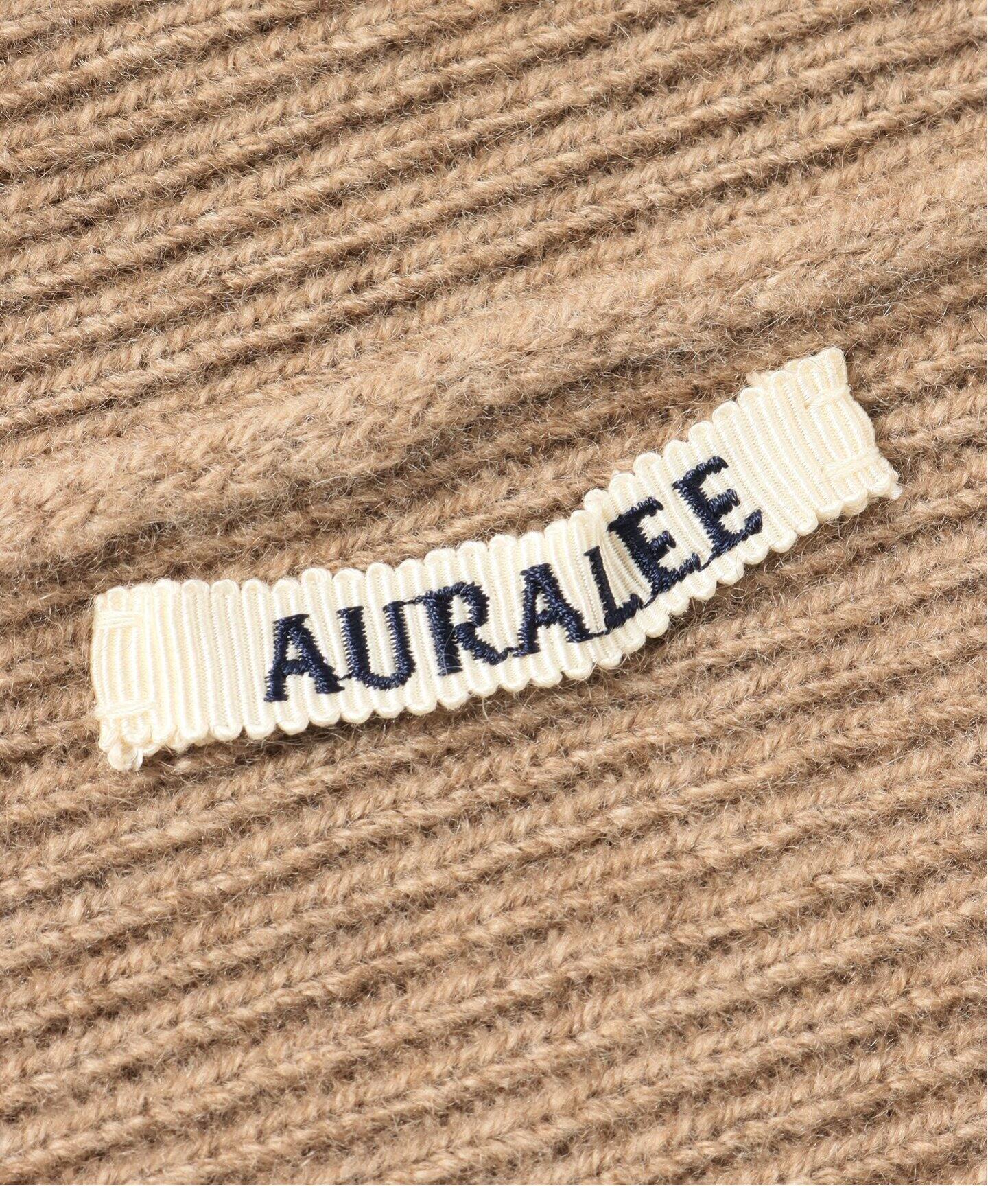AURALEE / オーラリー】BABY CASHMERE KNIT NECK WARMER（スカーフ 
