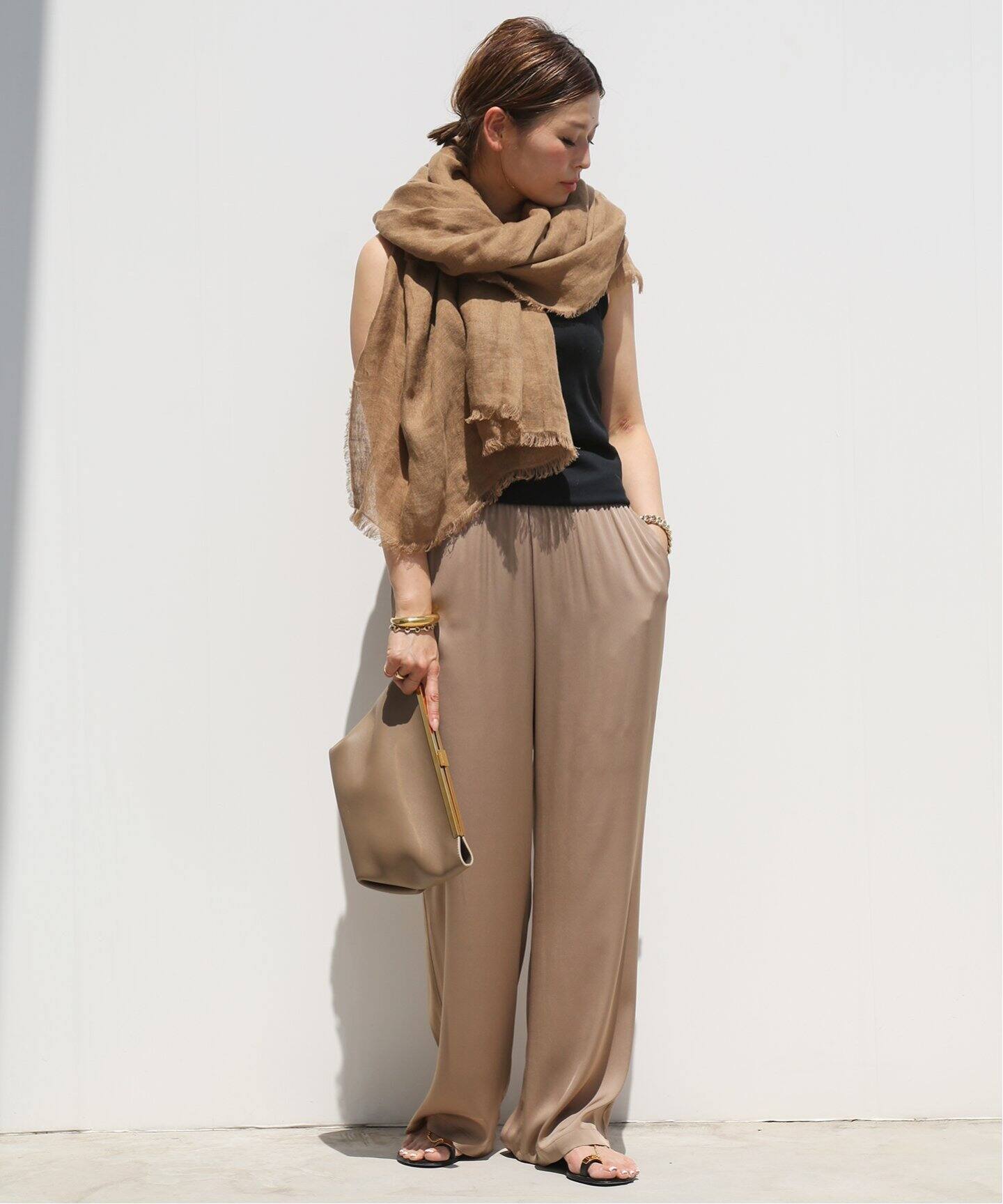 THROW/スロー】 Light リネン ストール（ストール）｜Deuxieme Classe  