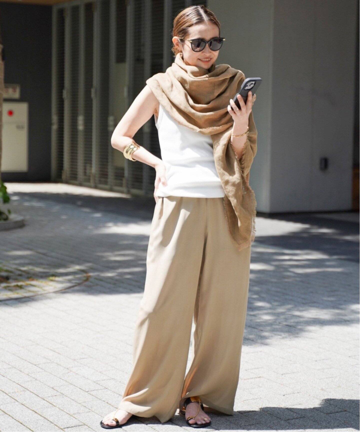 THROW/スロー】 Light リネン ストール（ストール）｜Deuxieme Classe  