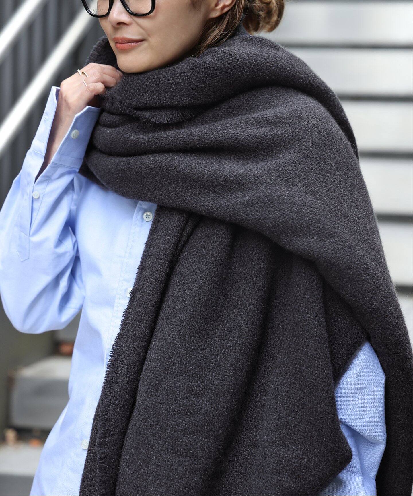 ALONPI CASHMERE/ アロンピ カシミア】 カシミヤストール（ストール  