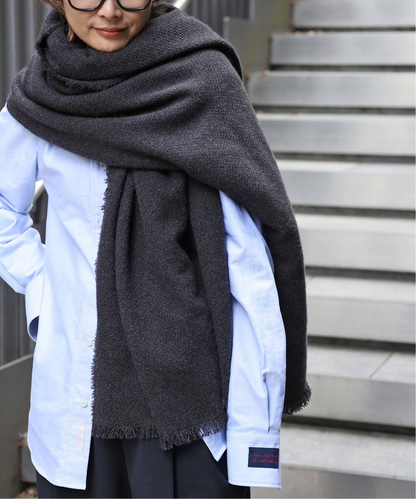 ALONPI CASHMERE/ アロンピ カシミア】 カシミヤストール（ストール  