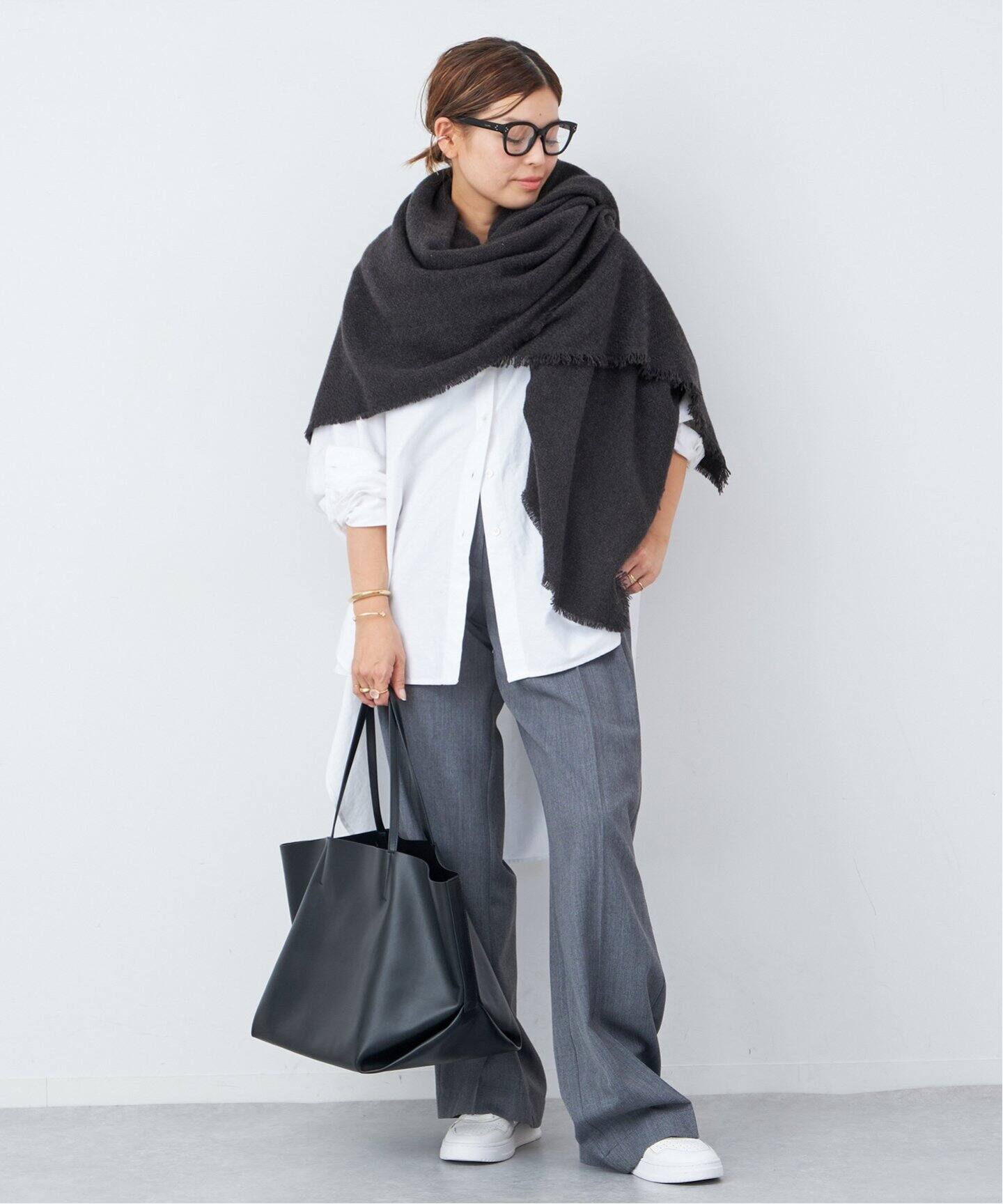 ALONPI CASHMERE/ アロンピ カシミア】 カシミヤストール（ストール  