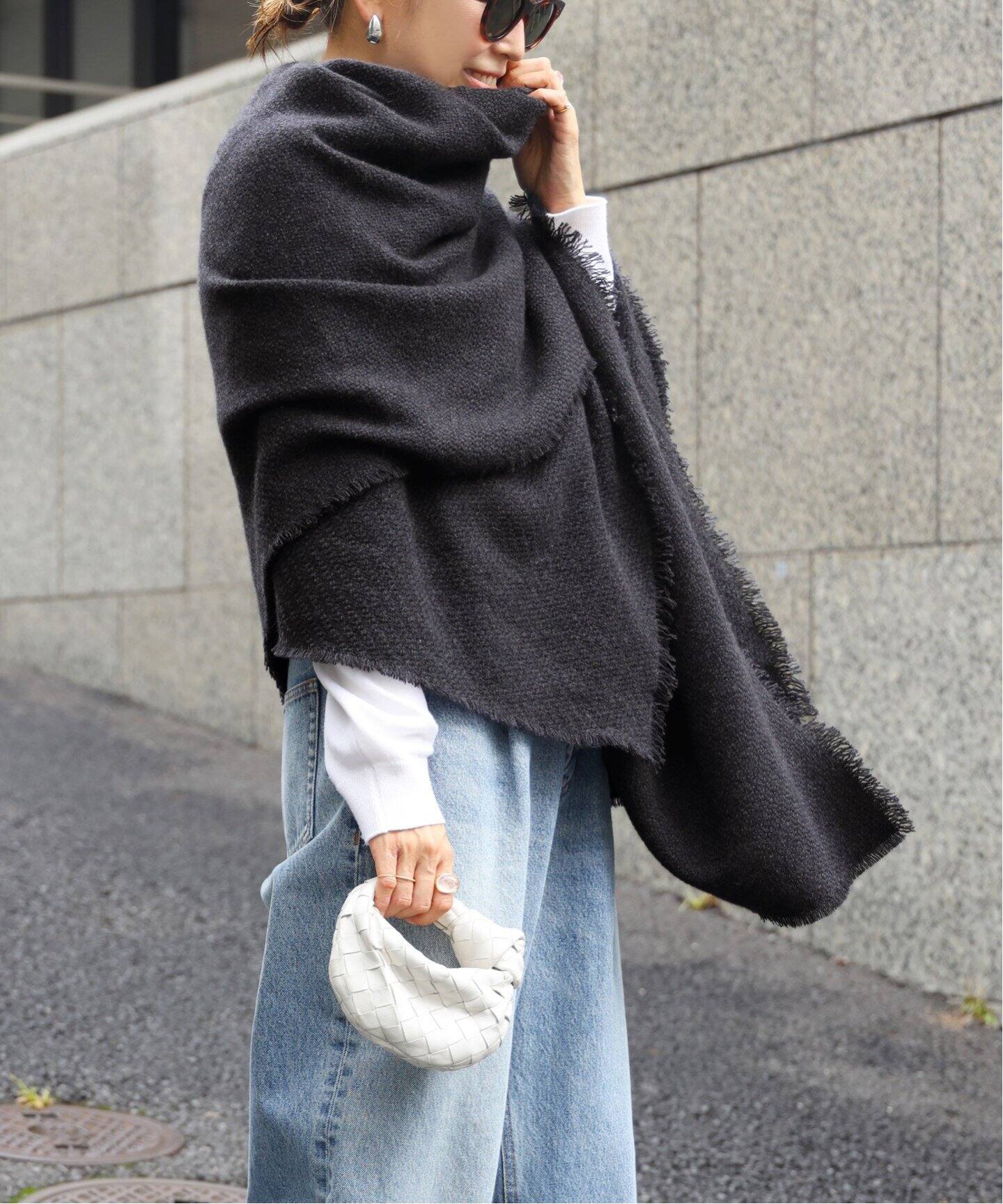 ALONPI CASHMERE/ アロンピ カシミア】 カシミヤストール（ストール 