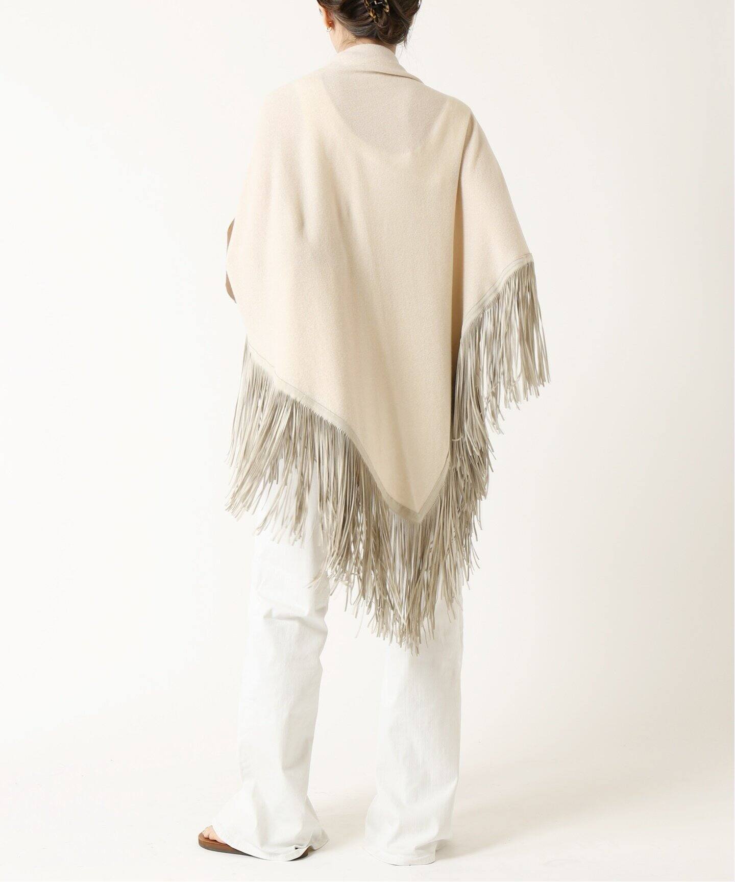MIXIK/ミクシック】CASHMERE FRINGE ストール（ストール）｜MUSE de  
