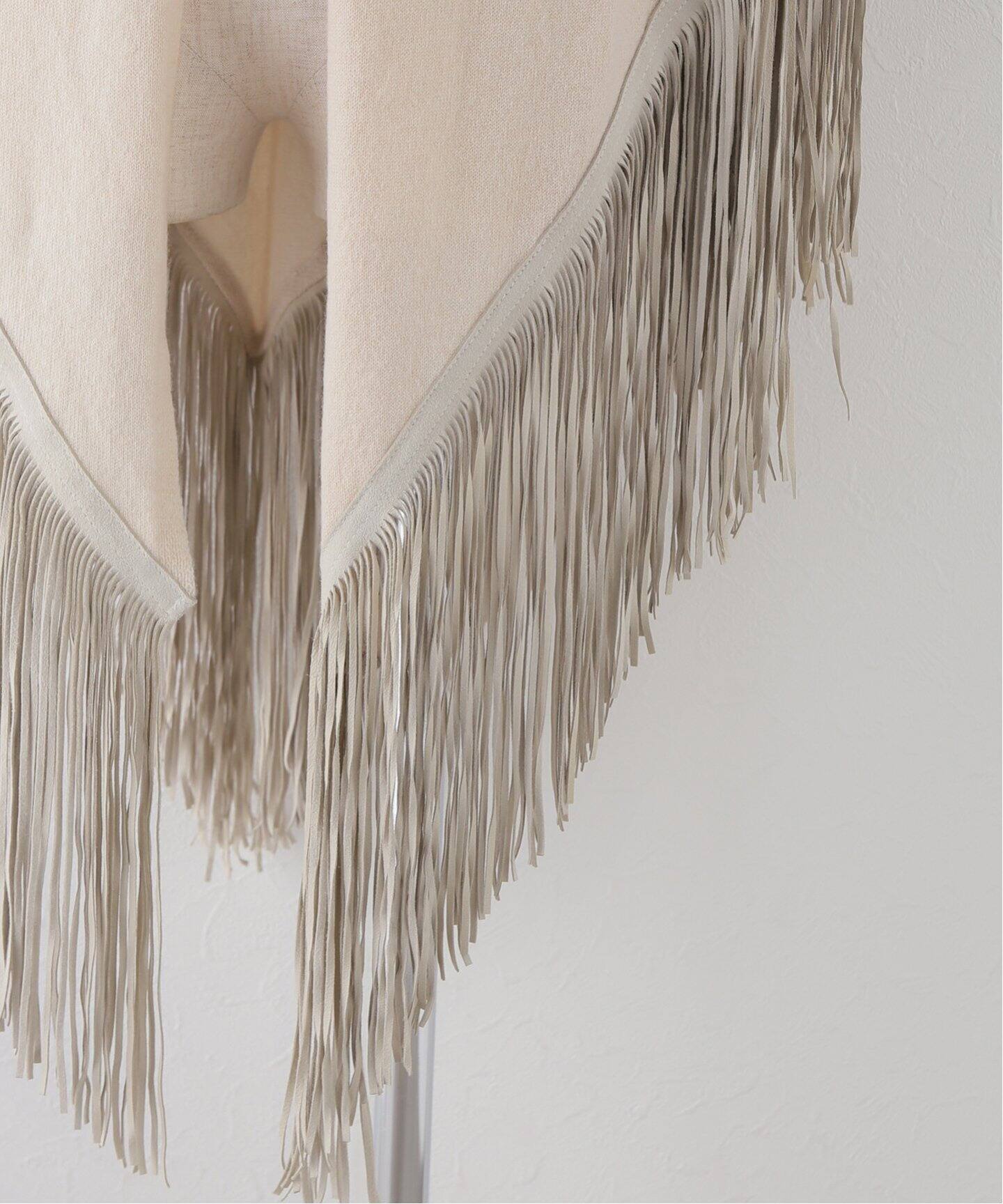 MIXIK/ミクシック】CASHMERE FRINGE ストール（ストール）｜MUSE de  