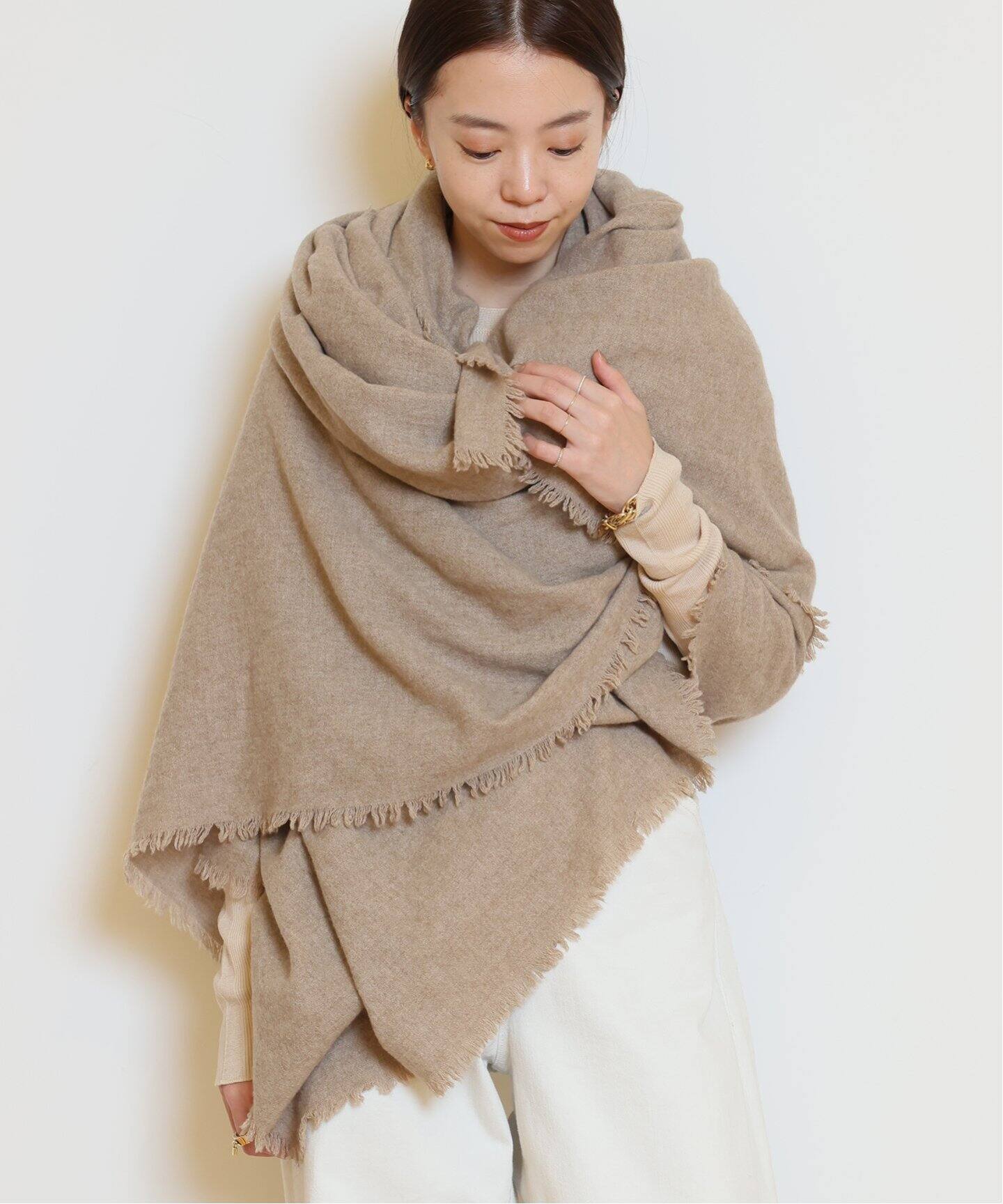 MUSE Deuxieme Classe ポンチョ ネイビー （ミューズ ドゥーズィエム  