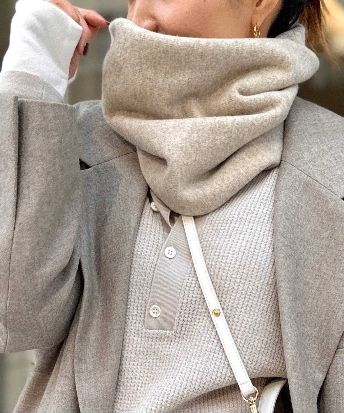 ADR/エーディーアール】 Wool pile Snood（ネックウォーマー）｜L 