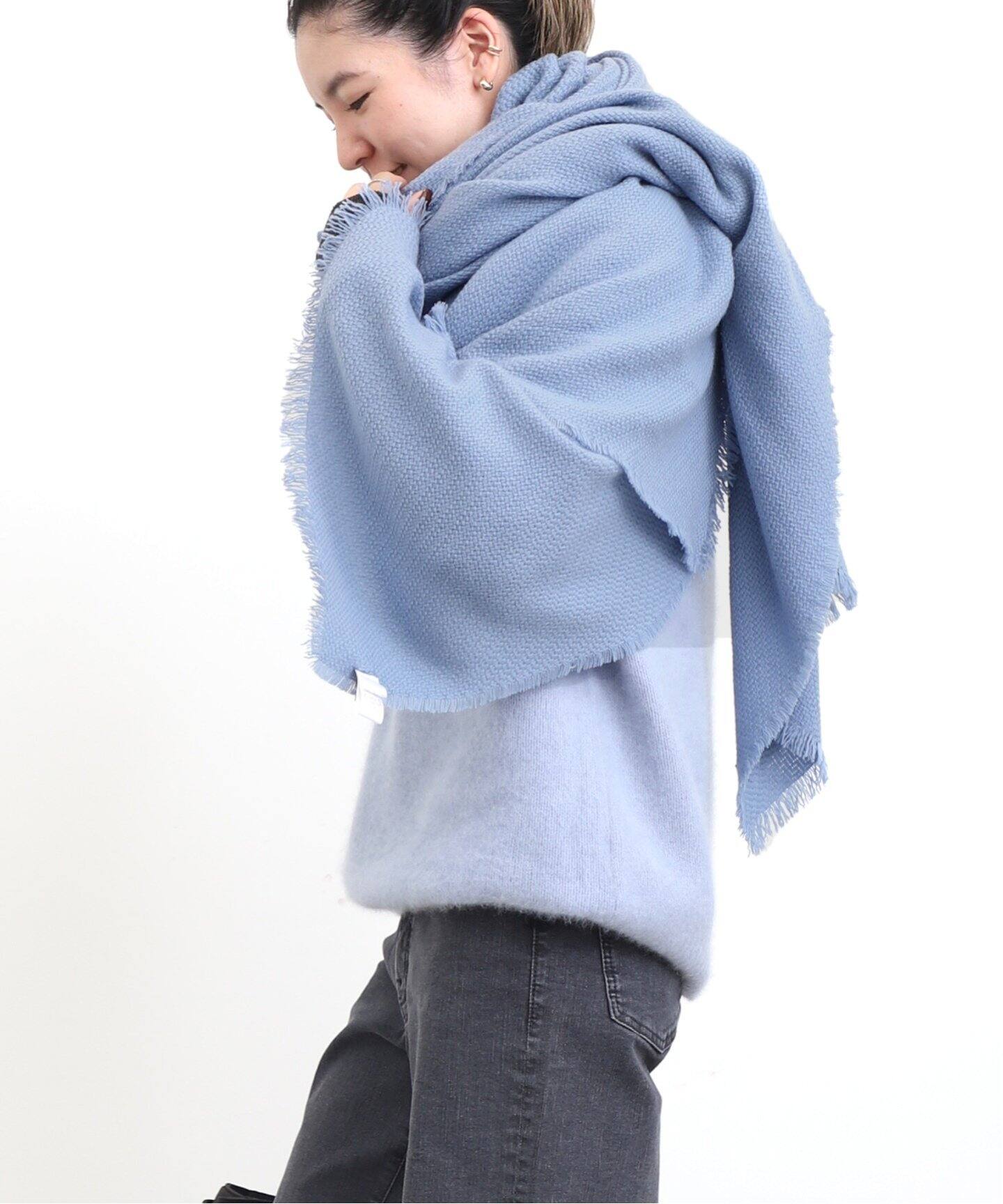 ALONPI/アロンピ】 CASHMERE STOLE（ストール）｜L