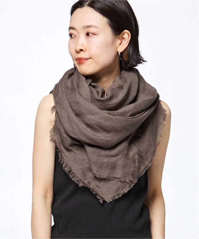 【THROW/スロー】ライトリネンストール（ストール）｜AP STUDIO（エーピーストゥディオ）の通販｜BAYCREW’S STORE