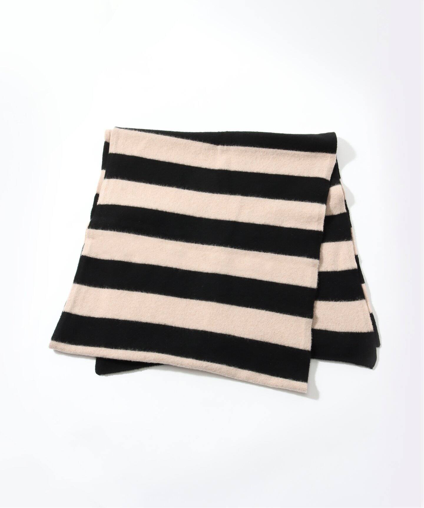 JO GORDON / ジョーゴードン】Stripe Brushed Blanket Scarf（マフラー 