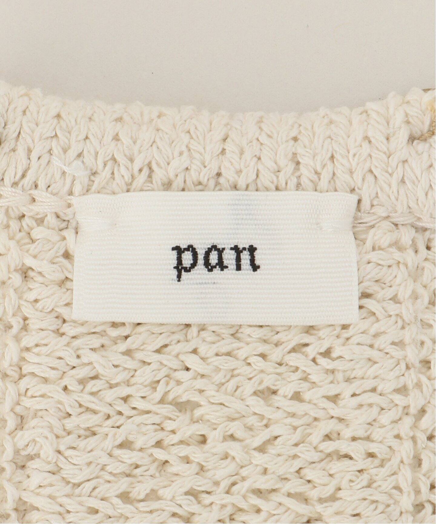 PAN/パン】silk pearl/rib knit neck wear（ネックウォーマー）｜EDIT 