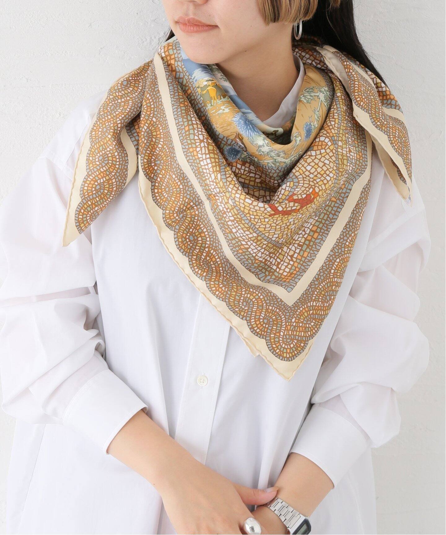 HERMES / エルメス】SOUS LE CEDRE / ヒマラヤ杉の下で / Scarf 