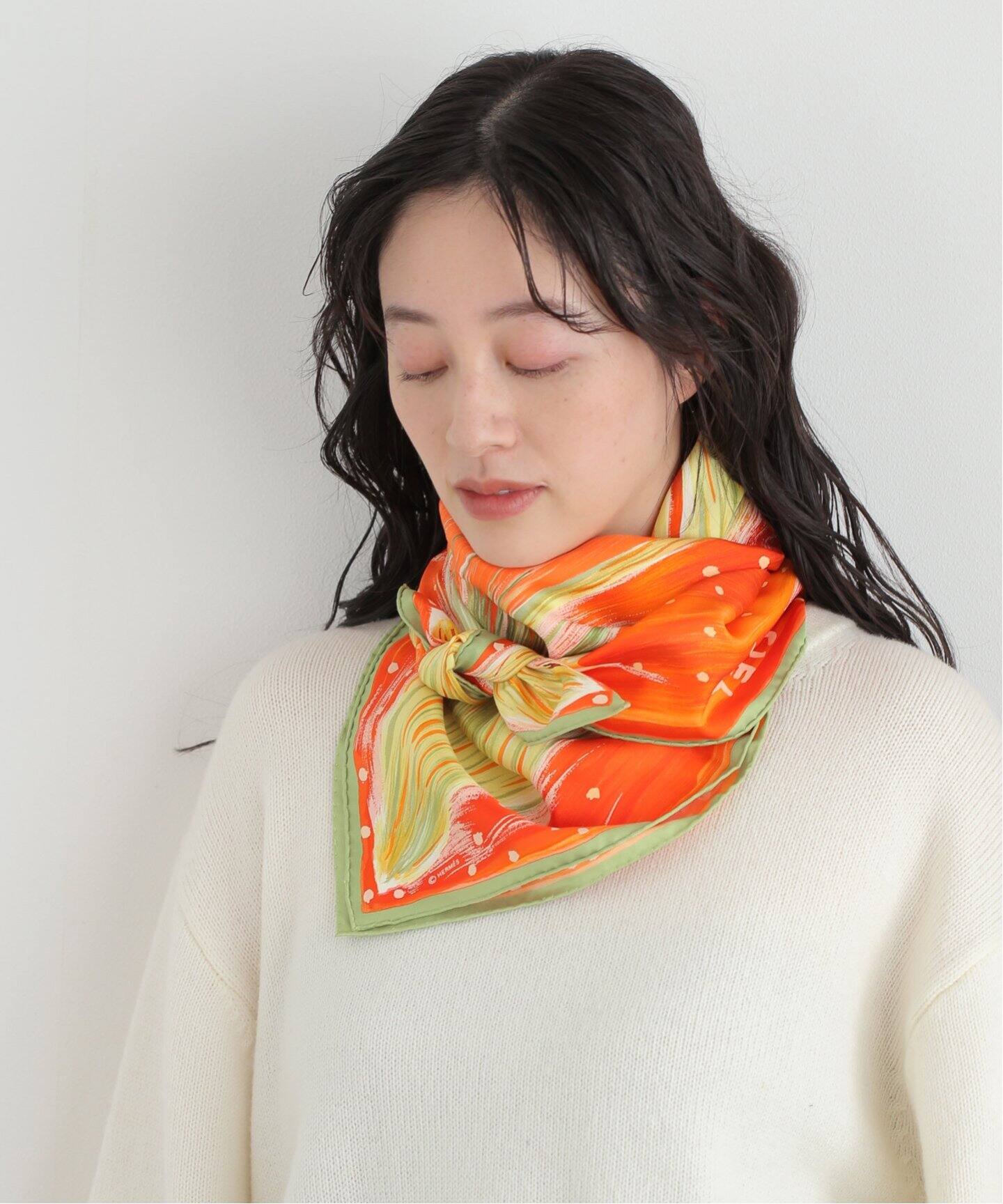 HERMES エルメス スカーフ カレ90 木の伝説 aq7062 不味かっ