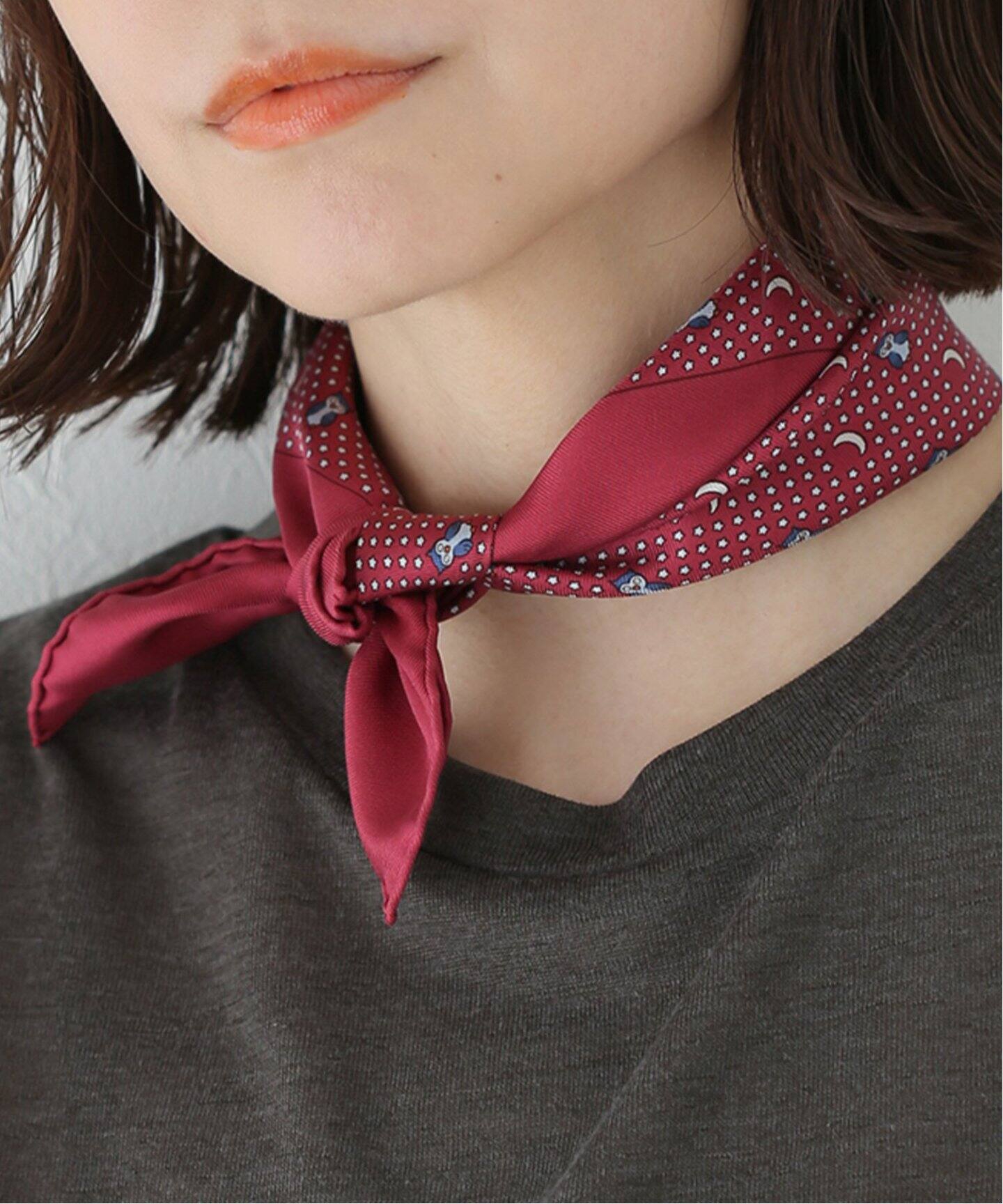 HERMES / エルメス】フクロウ プチカレ40【スカーフ】（スカーフ 