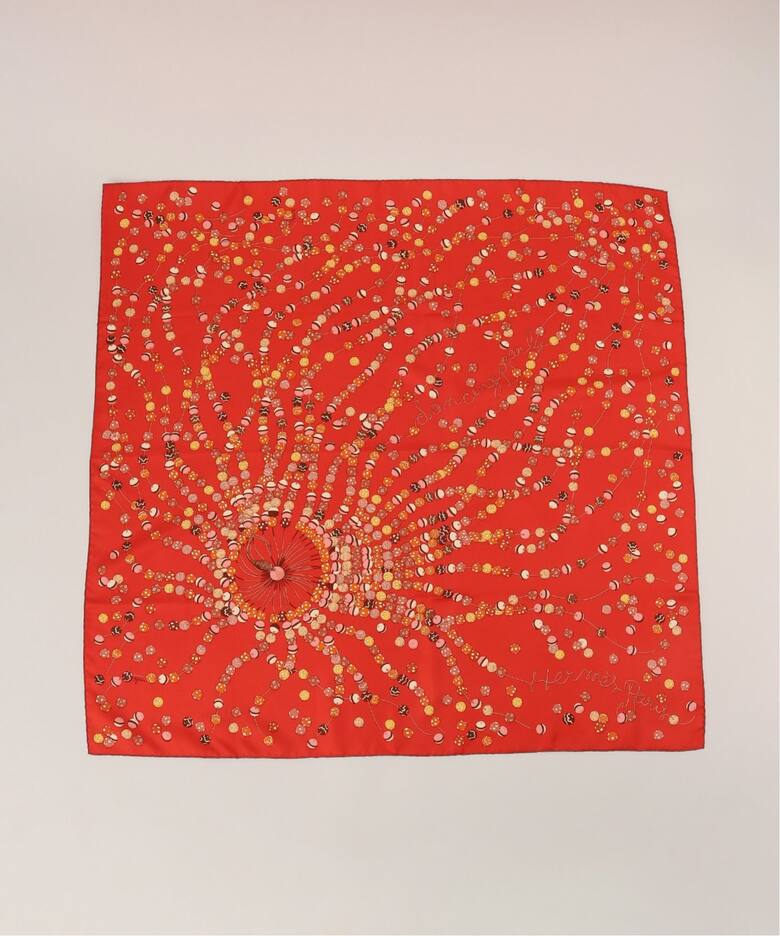 HERMES / エルメス】 散りばめられたパール / Dancing pearls カレ90  