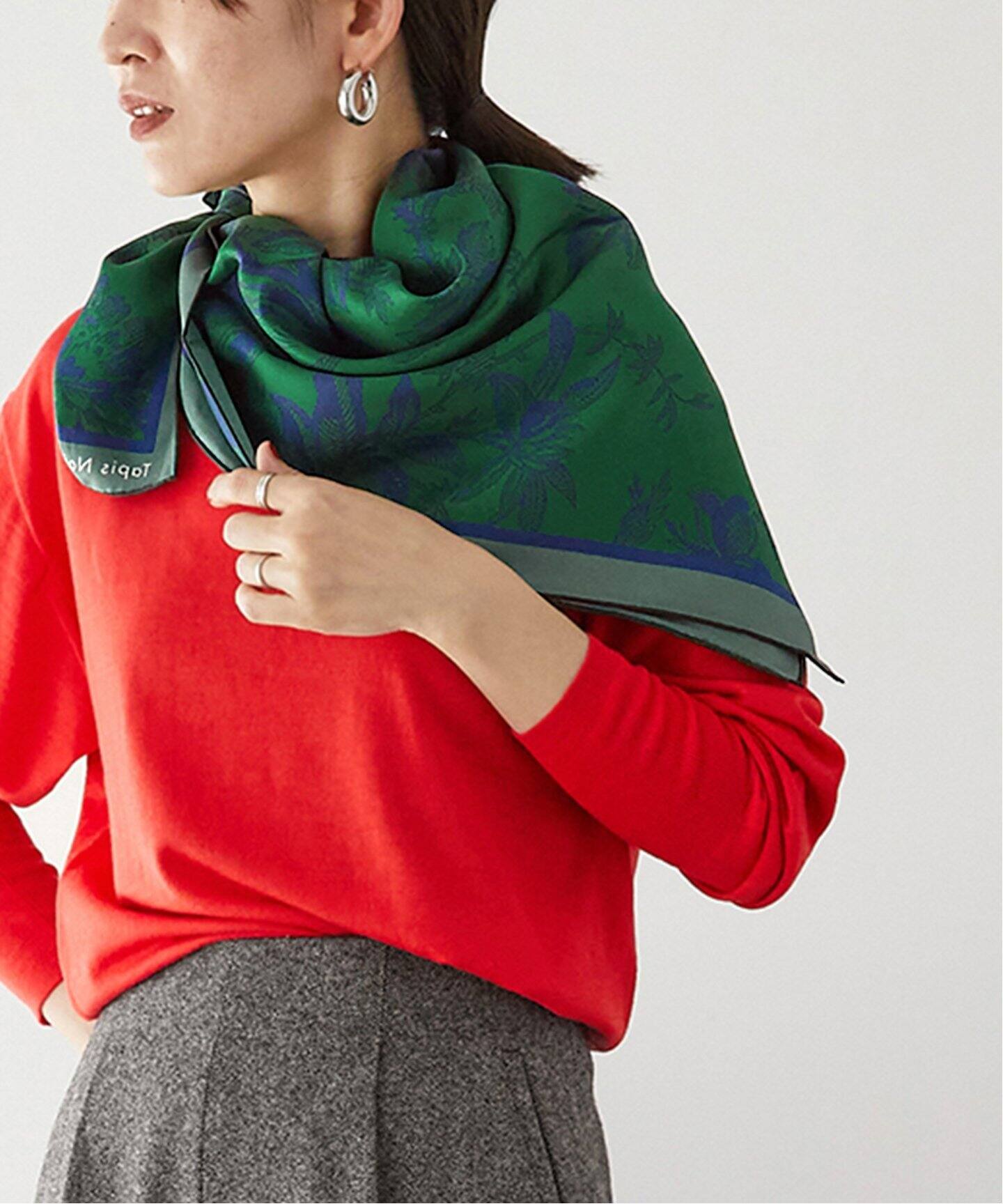 WTAPS 2022FW WRAP SCARF GREEN 読み返し ストール 