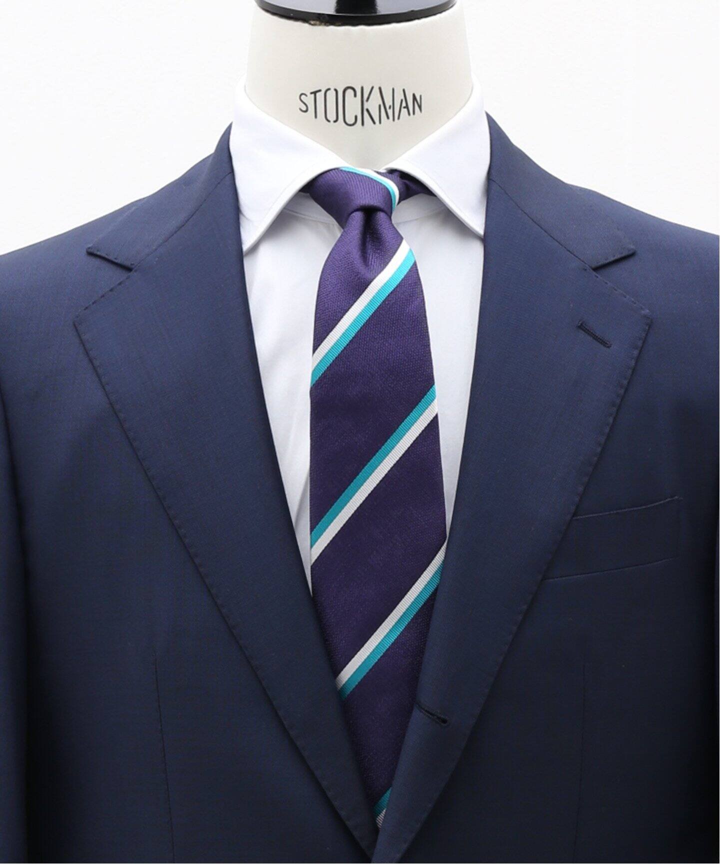 Seaward & Stearn / シーワード & スターン】レジメンタル タイ 