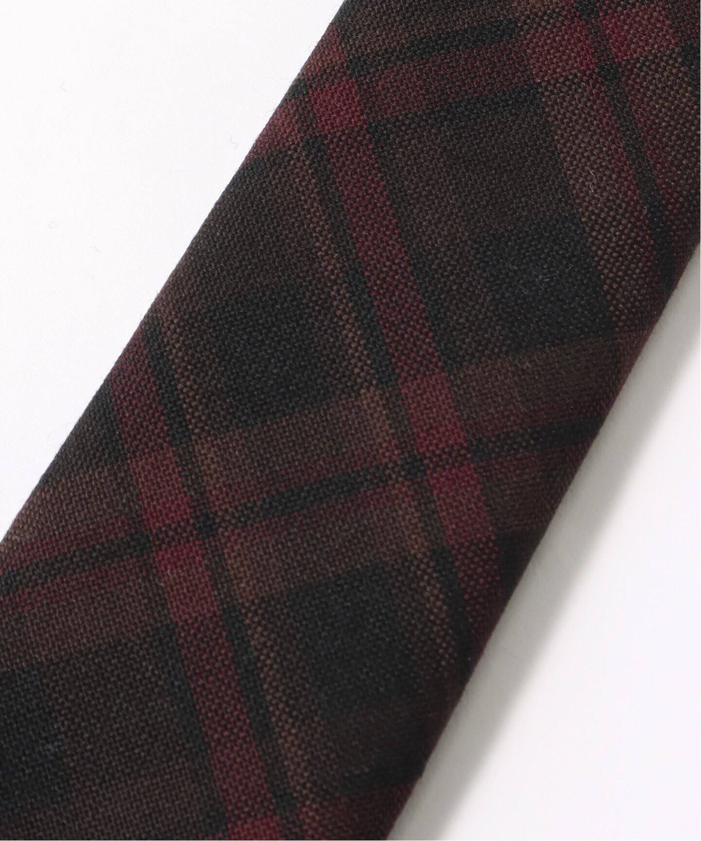 DAIRIKU / ダイリク】Wool Check Tie with Money Clip（ネクタイ  