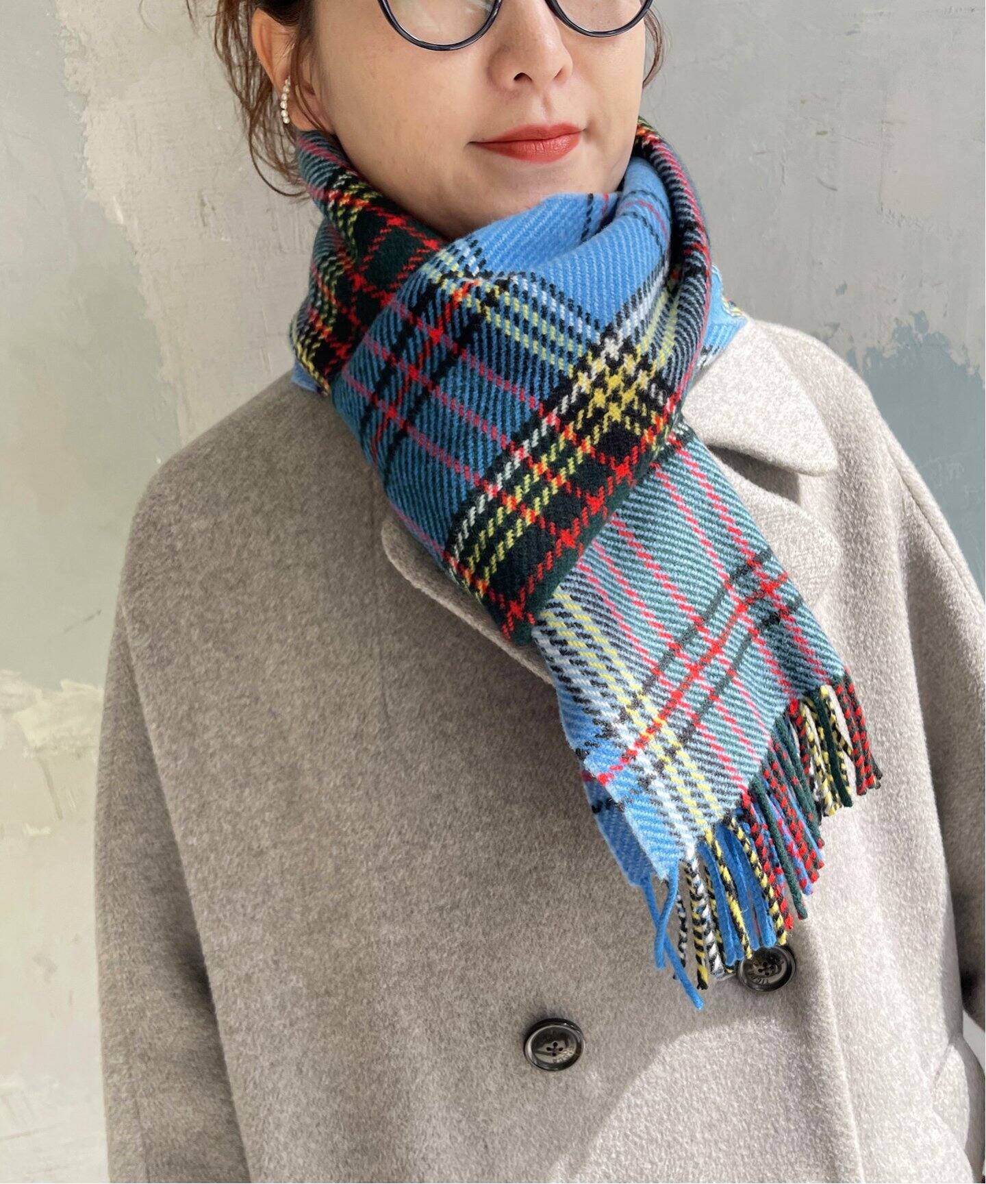 Joshua Ellis / ジョシュアエリス】別注MERINO WOOL MUFFLER（マフラー  