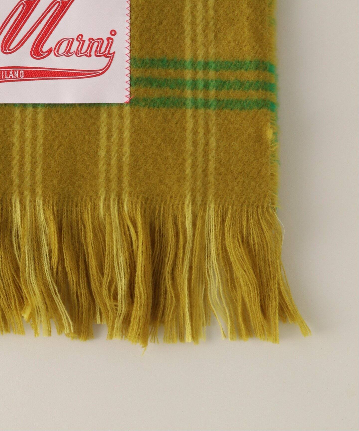 ≪一部店舗+WEB限定≫【MARNI/マルニ】WOOL CHECK SCARF  