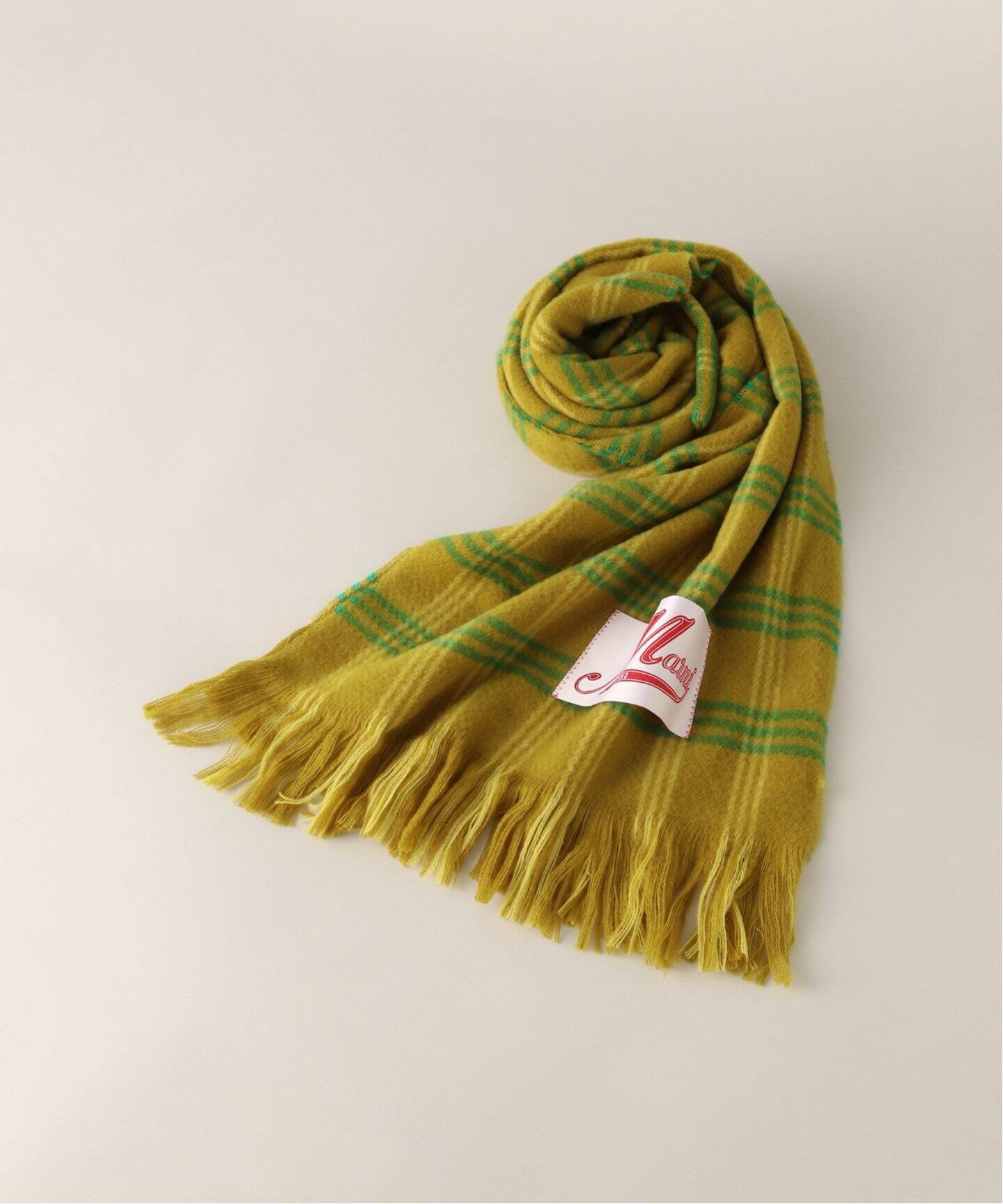 ≪一部店舗+WEB限定≫【MARNI/マルニ】WOOL CHECK SCARF  