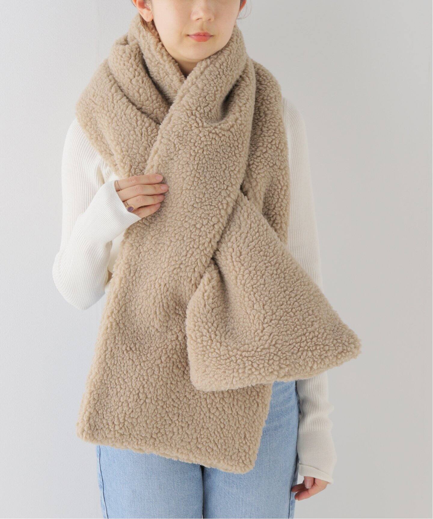 THROW/スロー】 Boa Shawl（ストール）｜Spick and Span（スピック 