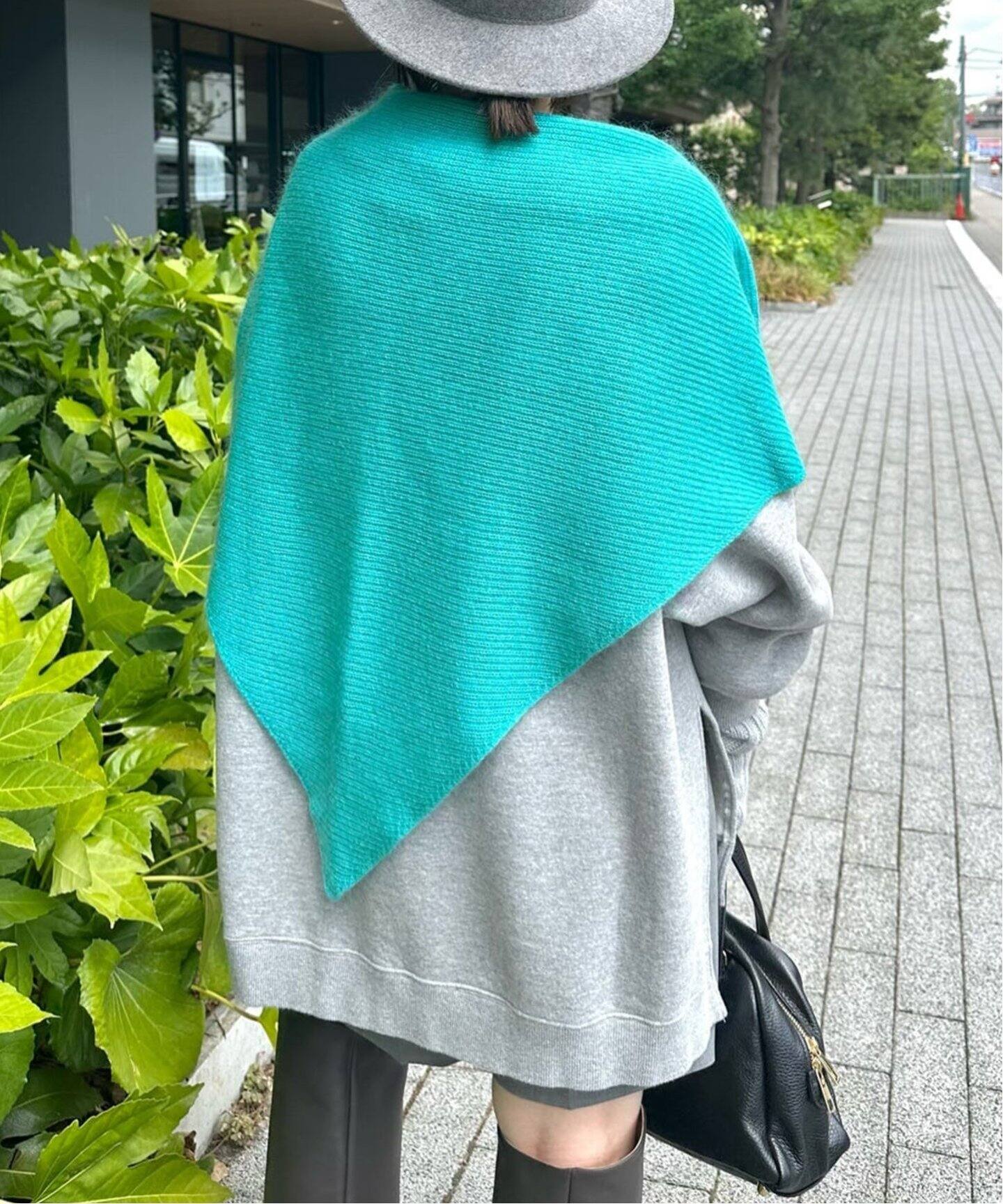 ASAUCE MELER/アソースメレ】EXキッドモヘヤウール トライアングル  