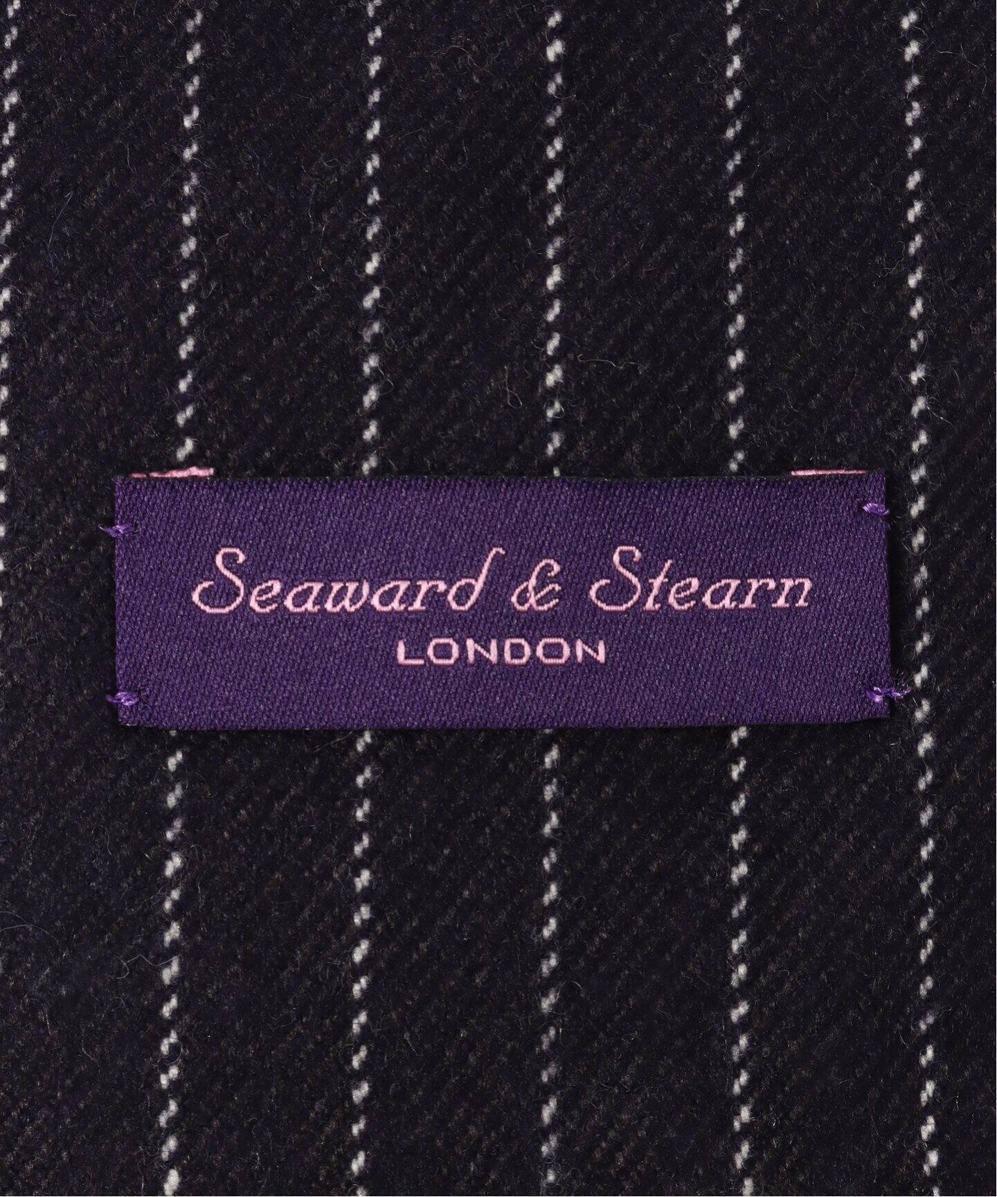 Seaward&Stearn/シーワード&スターン】シルクカシミヤ ピンストライプ  