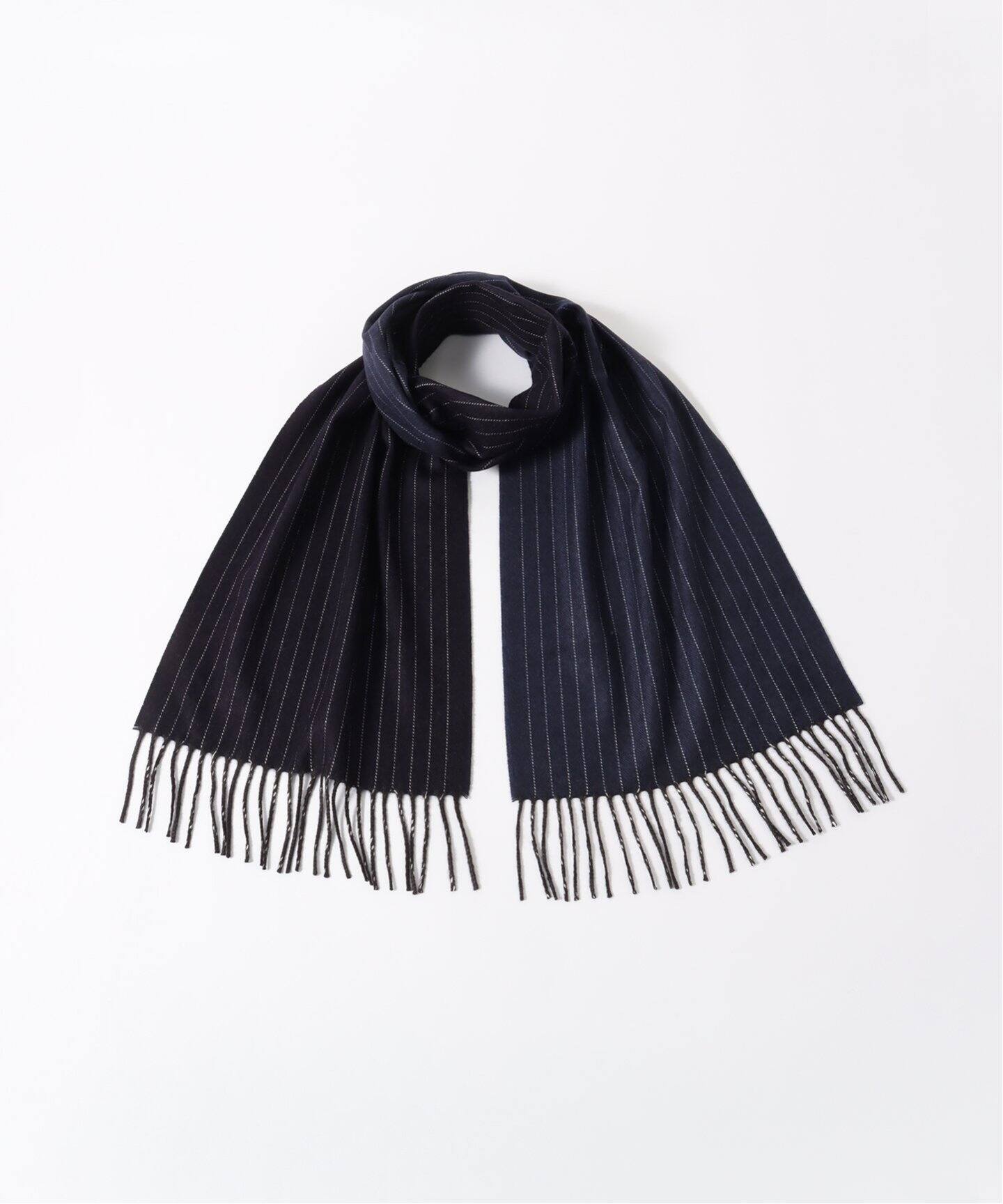 Seaward&Stearn/シーワード&スターン】シルクカシミヤ ピンストライプ  