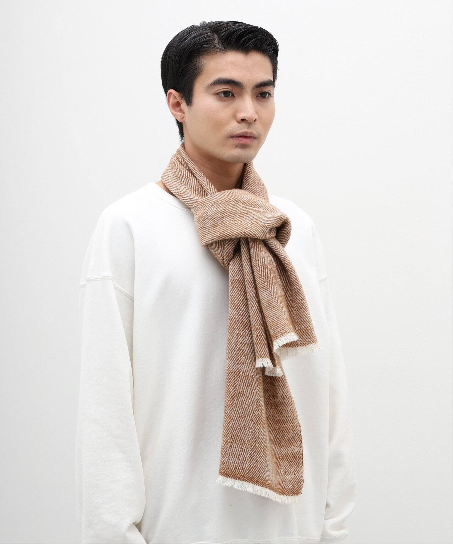 FRANCO BASSI / フランコ バッシ】PATTERN STOLE（マフラー）｜EDIFICE 
