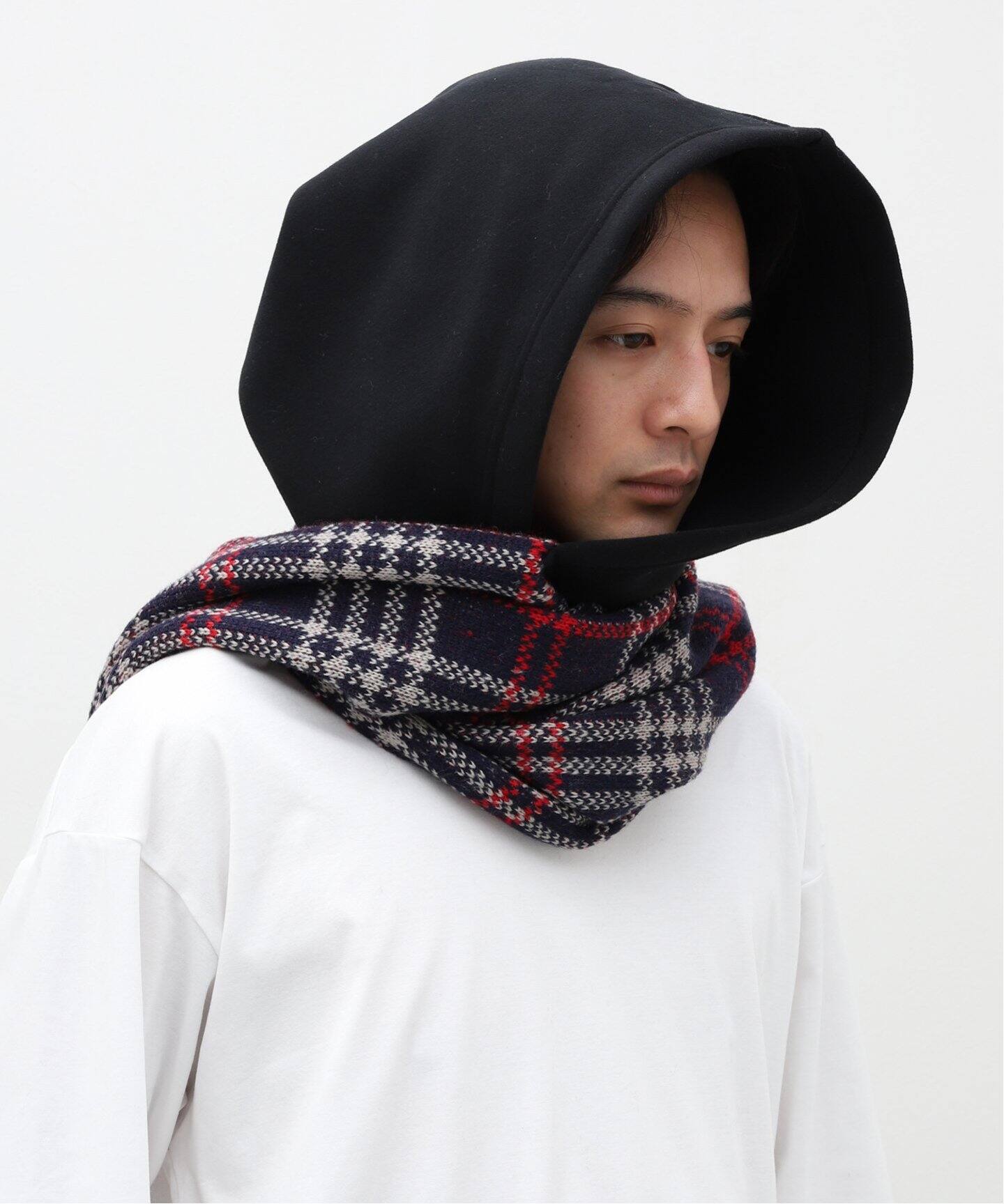 yzeer着用 AFB Hooded 気持ち良かっ Scarf マフラー