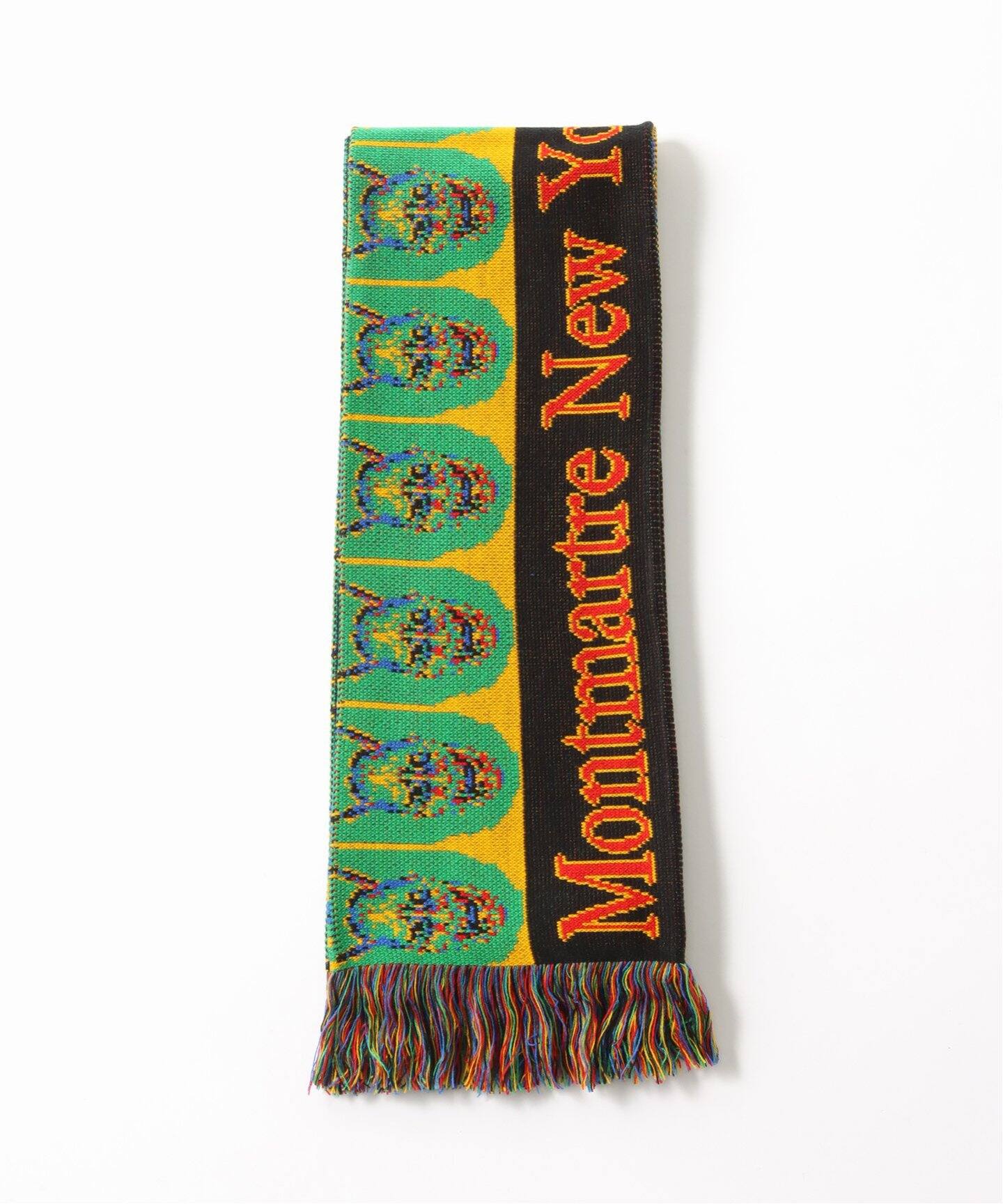 美品】モンマルトルニューヨーク マフラー YOKOOTADANORI うまかっ 