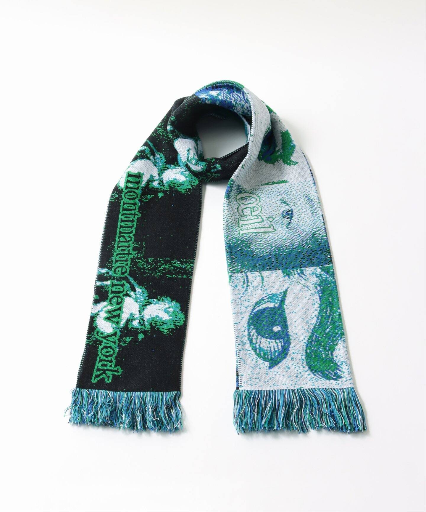 MONTMARTRE NEW YORK / モンマルトル ニューヨーク】BLUE OEIL SCARF  