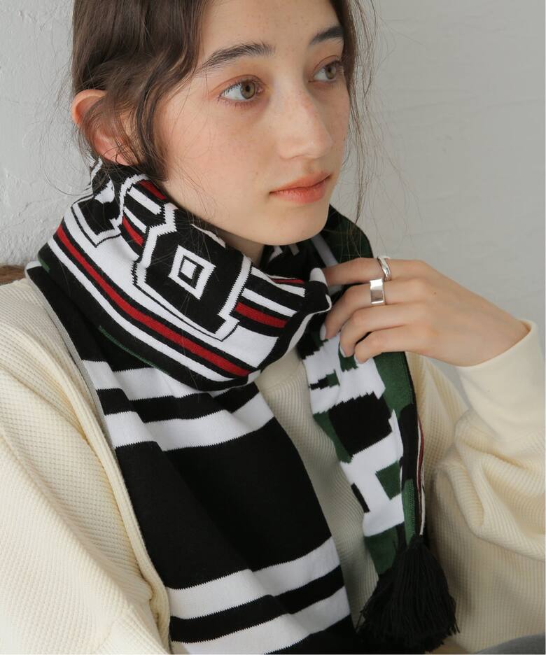 【RASSVET/ラスベート】 MULTI PANEL SPORTS SCARF KNIT：マフラー（マフラー）｜Oriens JOURNAL