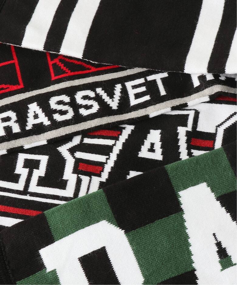 【RASSVET/ラスベート】 MULTI PANEL SPORTS SCARF KNIT：マフラー（マフラー）｜Oriens JOURNAL