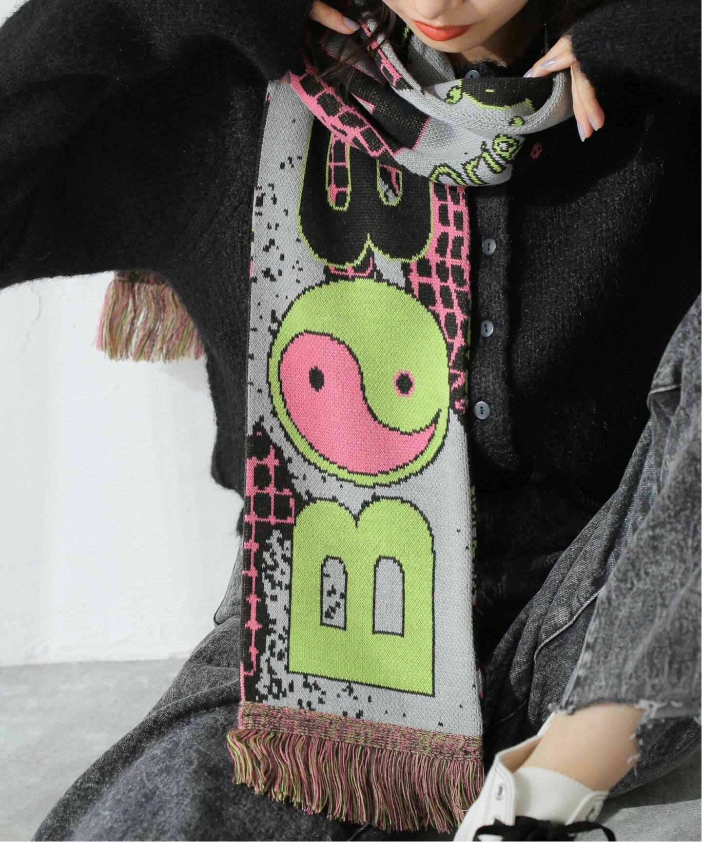 BAL / バル】Original JACQUARD KNIT SOCCER SCARF：マフラー 