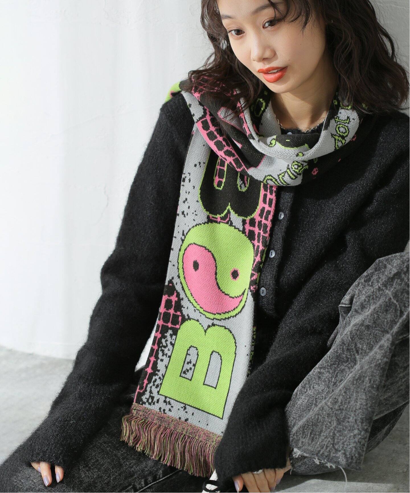 BAL / バル】Original JACQUARD KNIT SOCCER SCARF：マフラー  