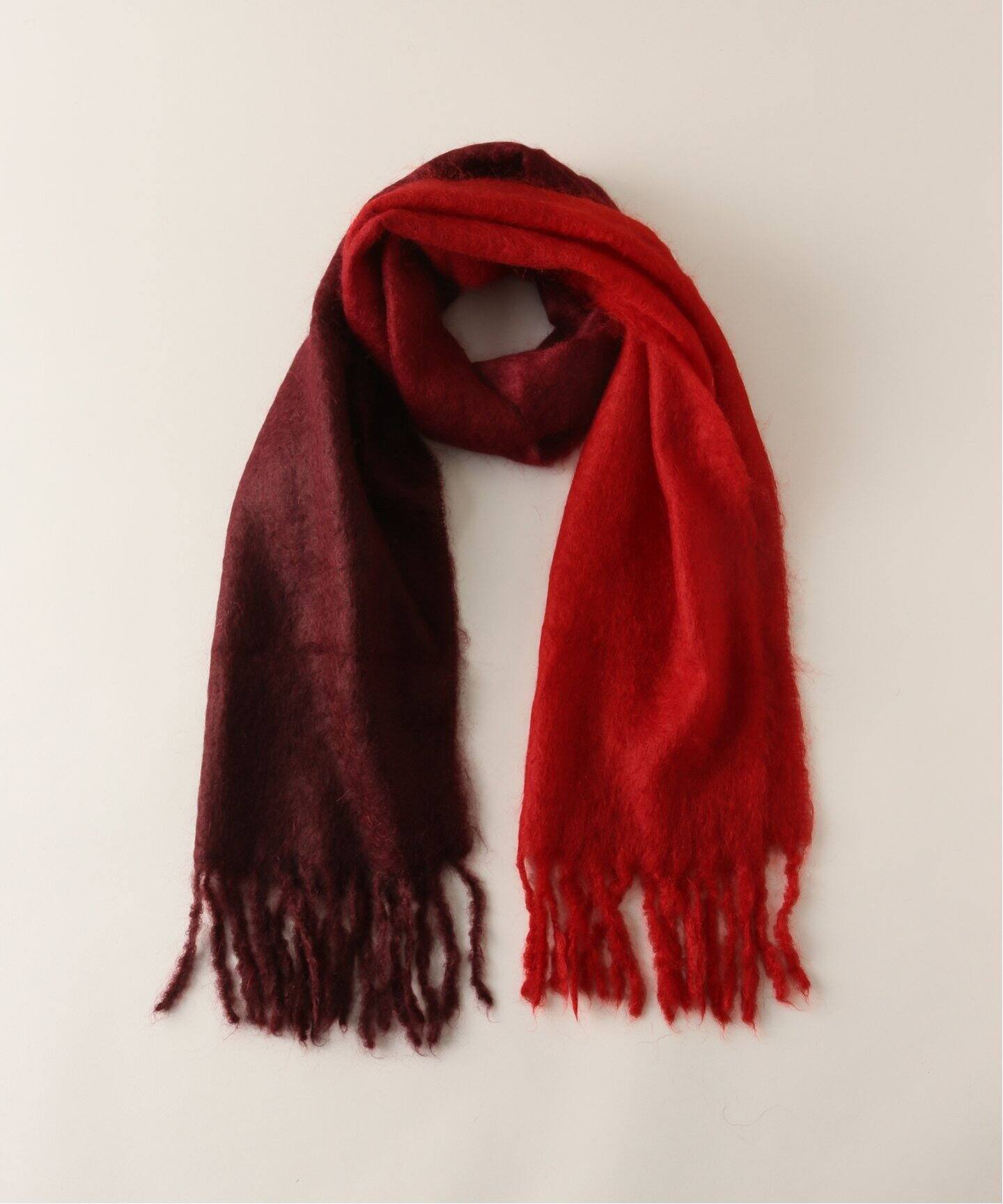 GANNI / ガニー】Mohair Gradient Scarf：マフラー（マフラー  