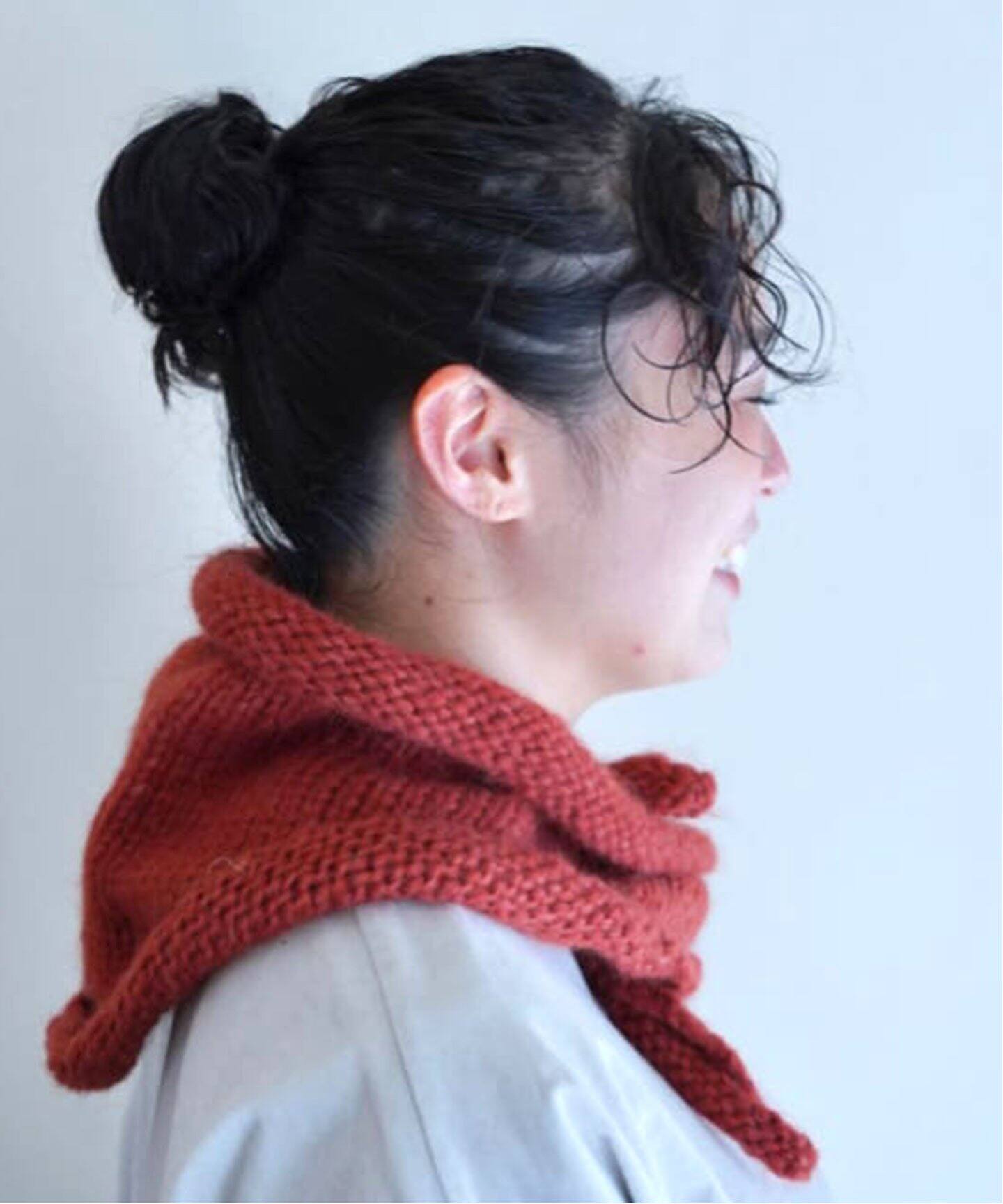 ALBUM DI FAMIGLIA/アルバム ディ ファミリア】 HAND KNITTED SCARF 