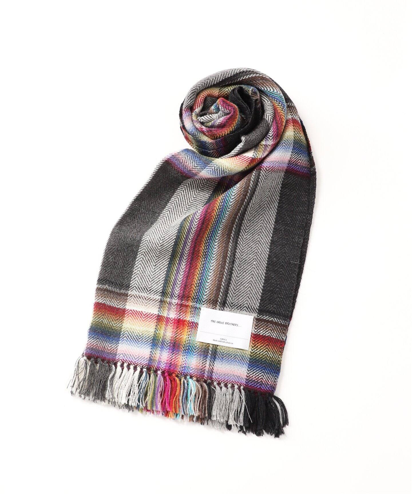 THE INOUE BROTHERS / ザ イノウエブラザーズ】Multi Coloured Scarf 