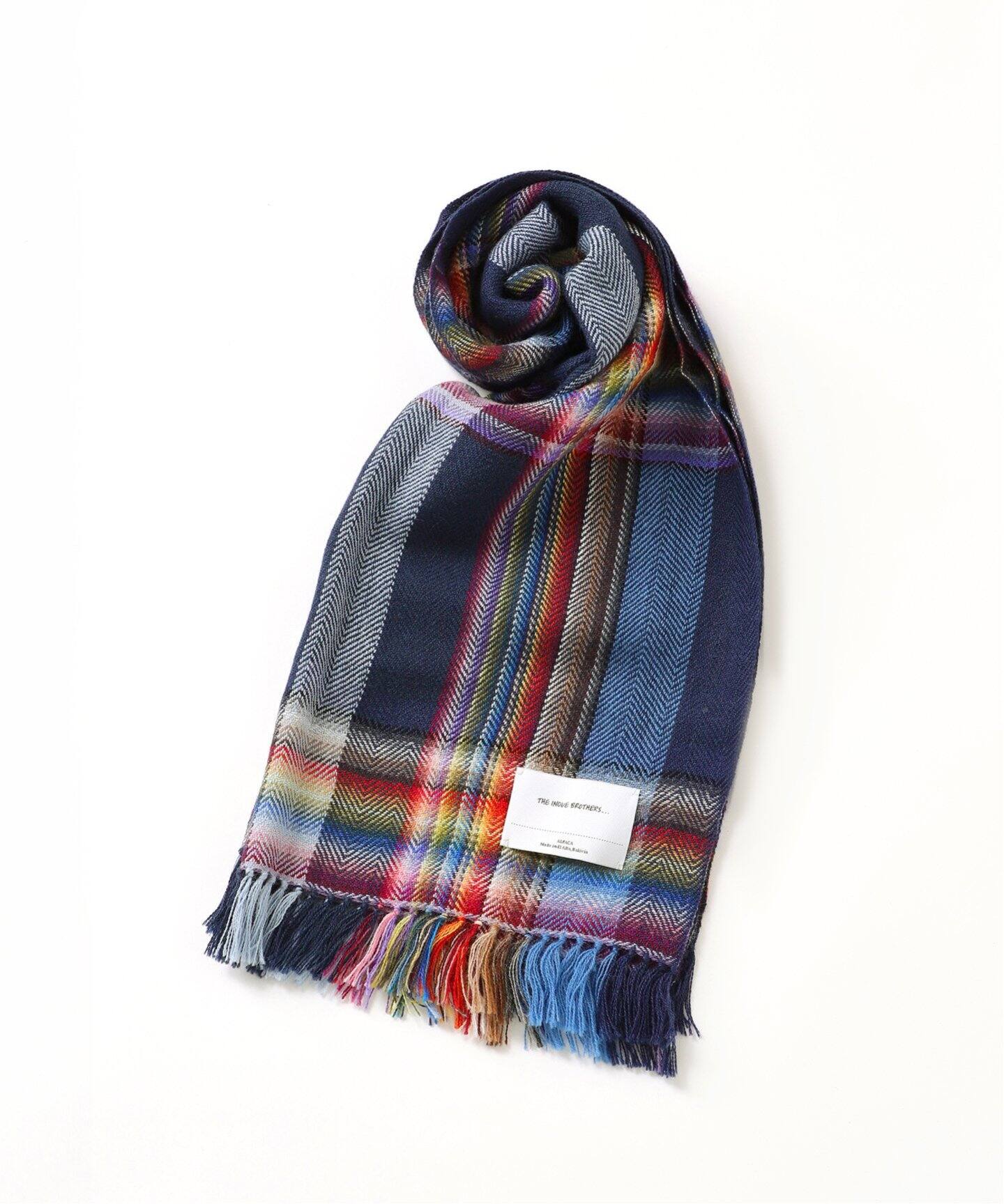 THE INOUE BROTHERS / ザ イノウエブラザーズ】Multi Coloured Scarf 