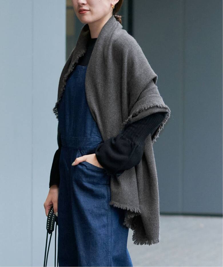 NIMNIMDUAI/ニムニムデュアイ】PLAIN THICK カシミヤストール  