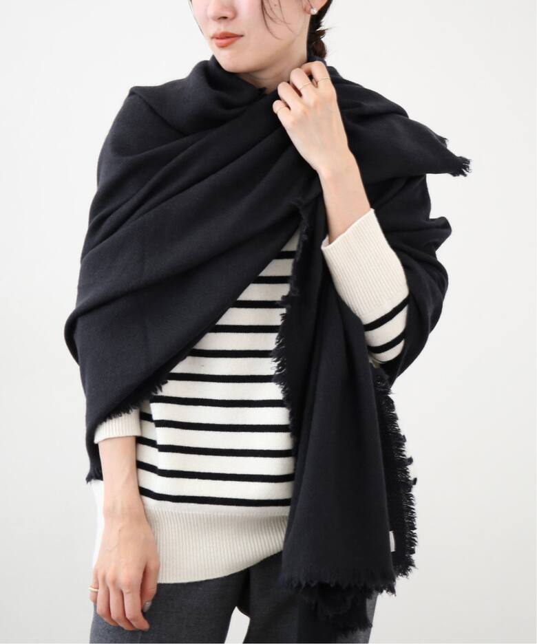 NIMNIMDUAI/ニムニムデュアイ】PLAIN THICK カシミヤストール  