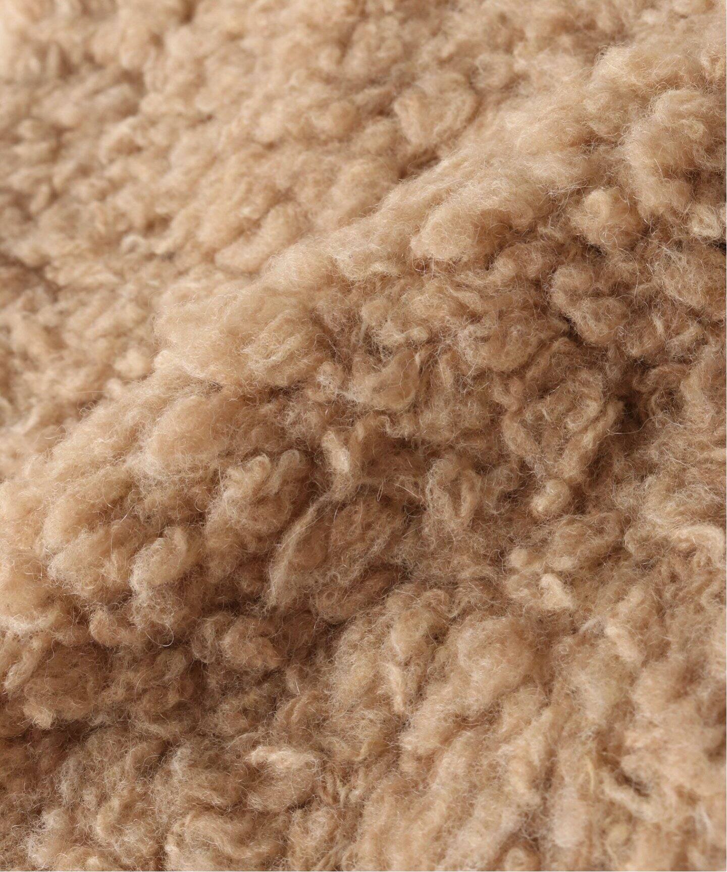 ASAUCE MELER/アソースメレ】 TEDDY BEAR YARN TRIANGLE ストール 