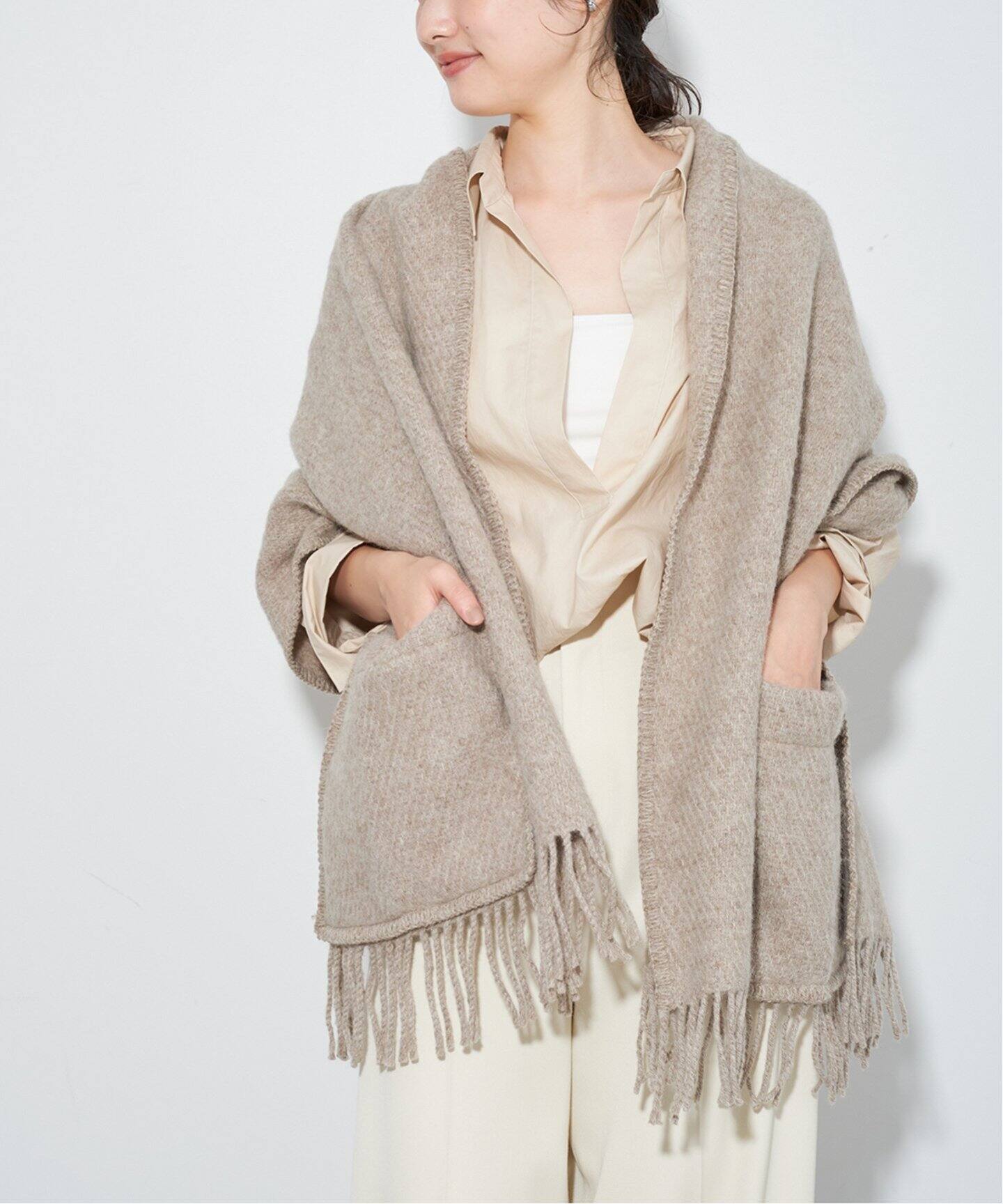 LAPUAN KANKURIT/ラプアンカンクリ】POCKET SHAWL UNI ショール  