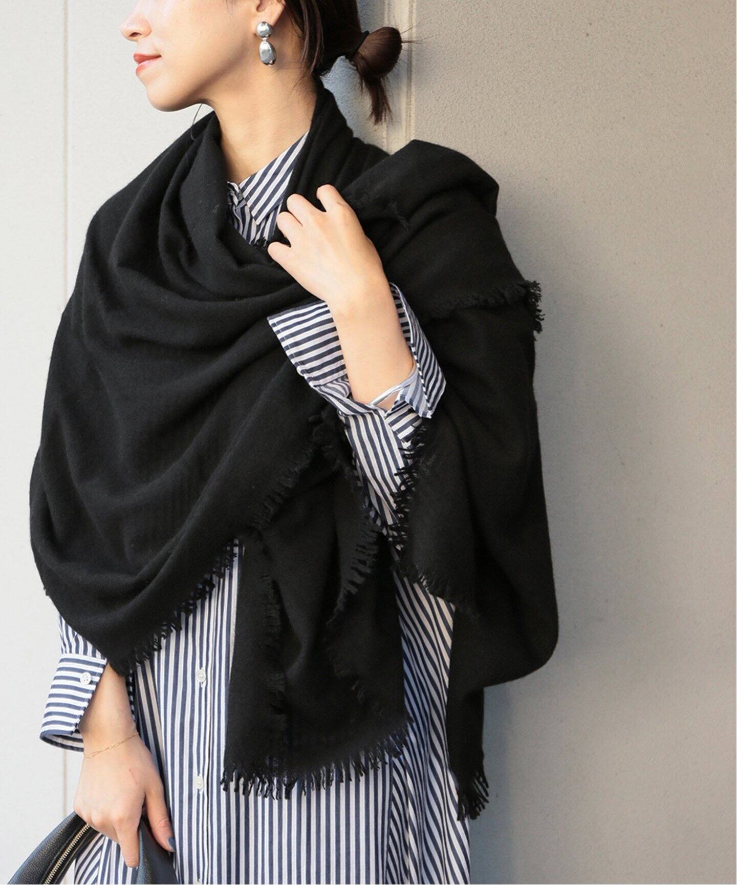 ASAUCE MELER/アソースメレ】カシミヤ マイクロバスケットストール  