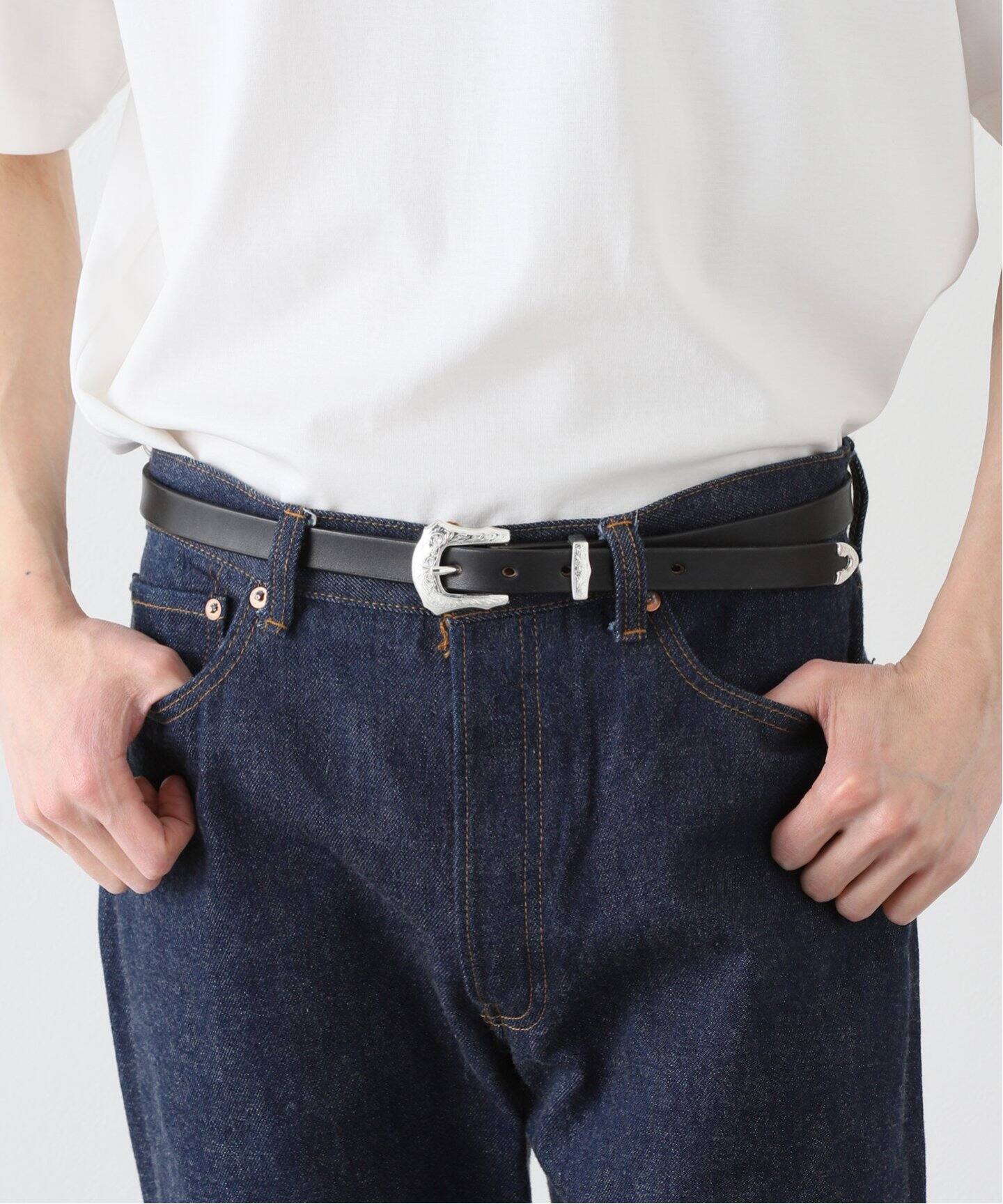 SEVEN BY SEVEN】Rooster King&Co. NARROW WESTERN BELT（ベルト 