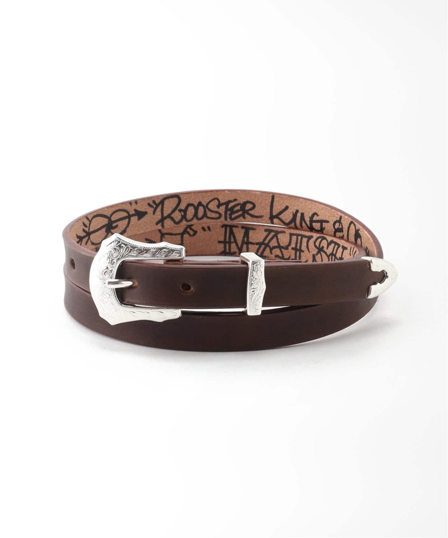seven by seven Rooster King ＆CO ウエスタンベルト SEVEN BY SEVEN】Rooster King&Co. NARROW WESTERN BELT（ベルト